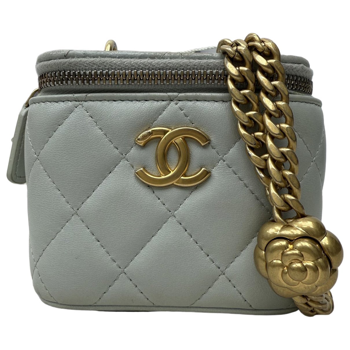 Trendy CC Vanity leather handbag