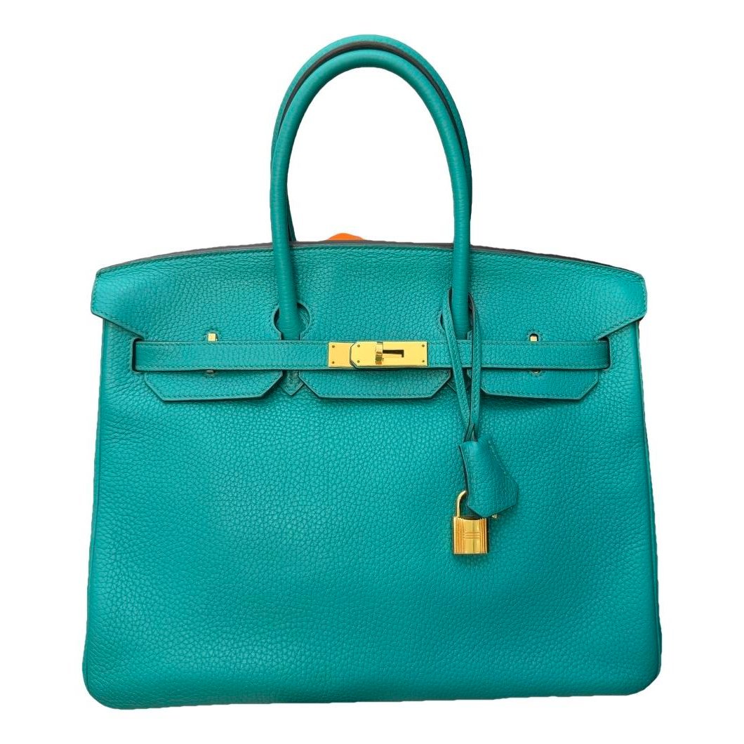 Birkin 35 leather handbag