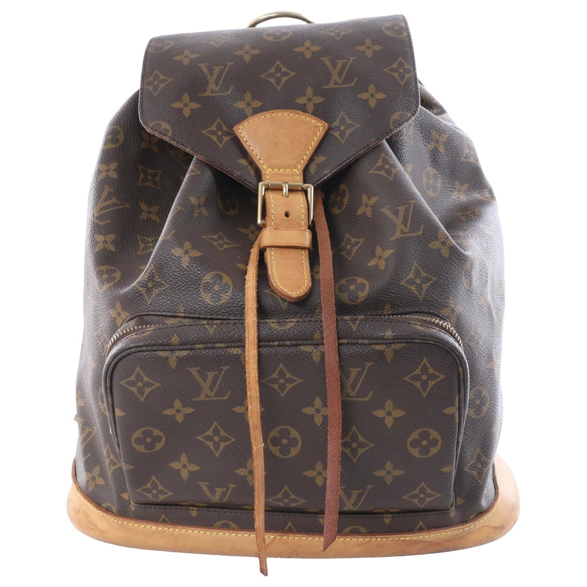 Montsouris leather backpack