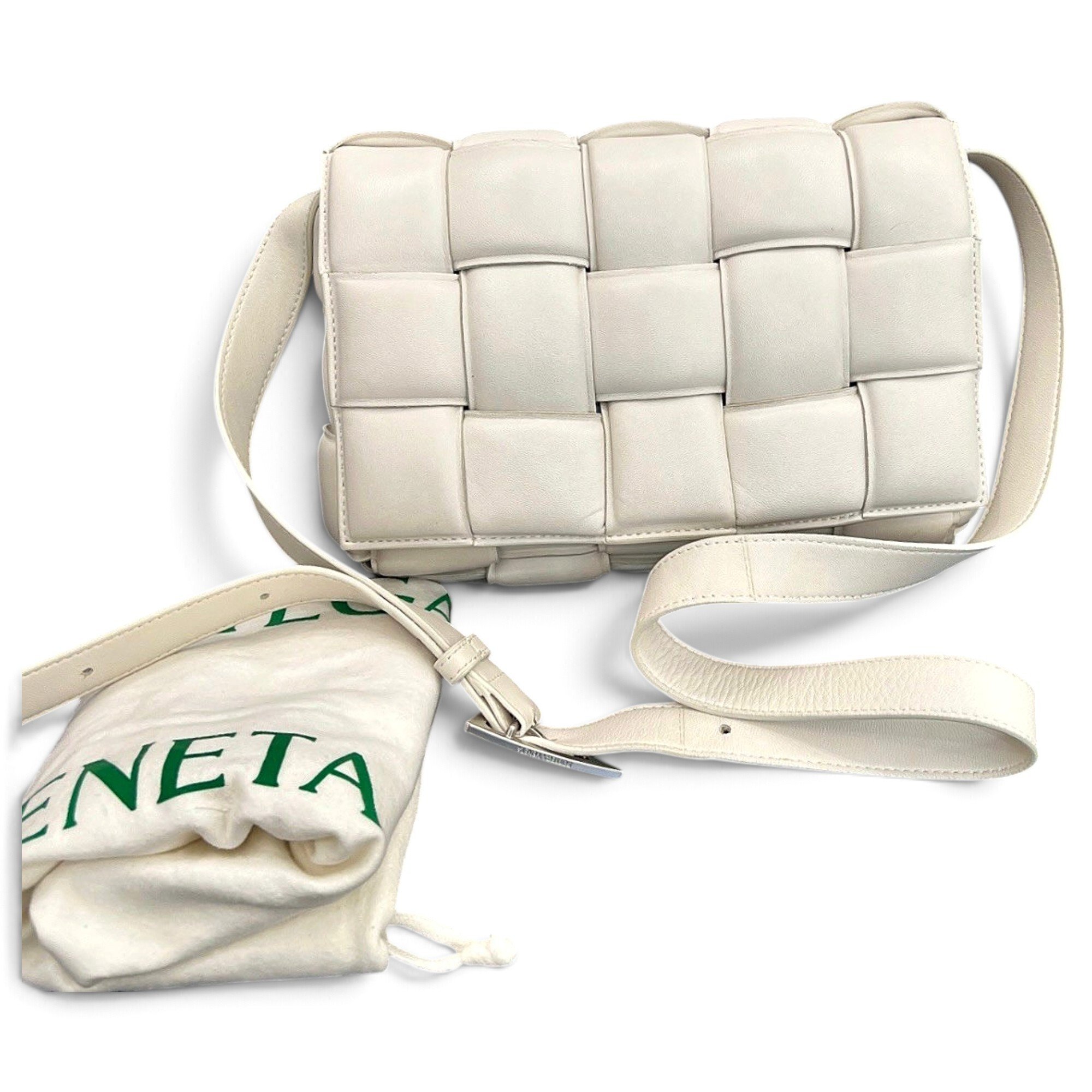 Cassette Padded leather handbag