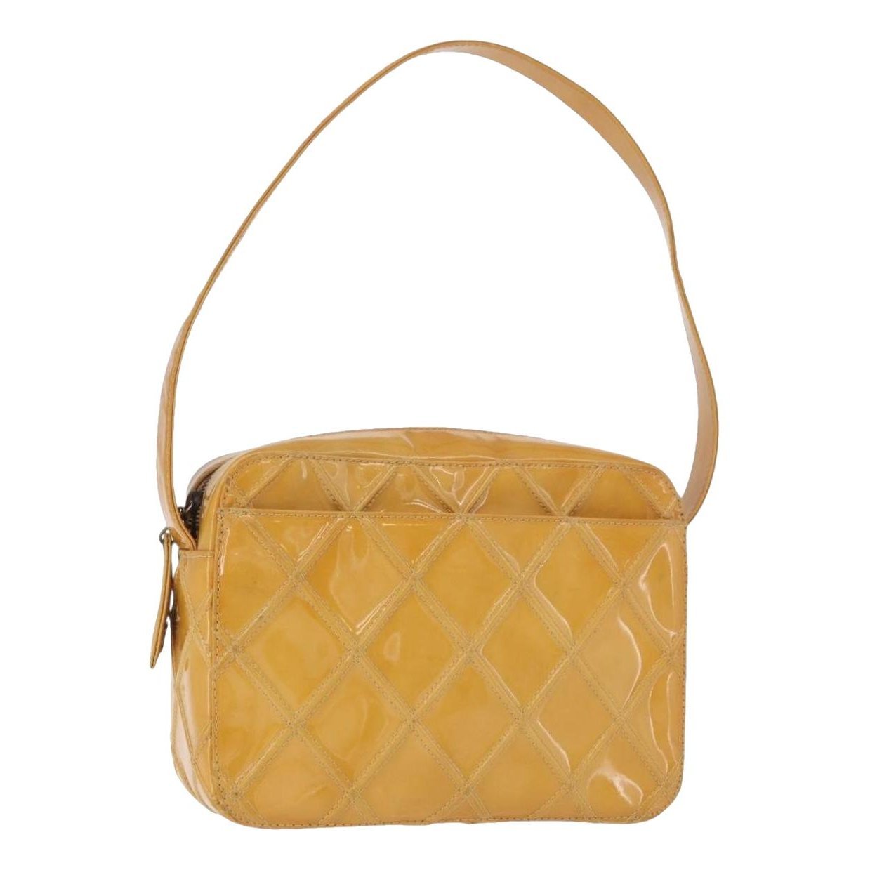 Patent leather handbag