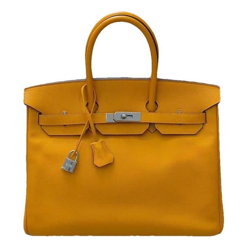 Birkin 35 leather handbag
