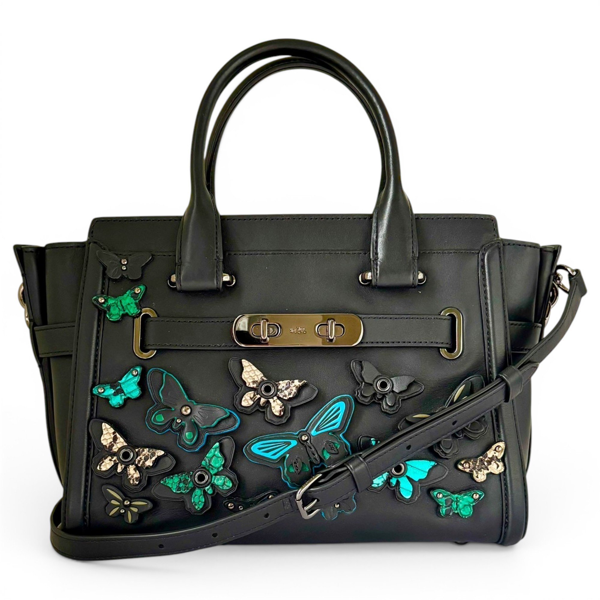 Leather handbag