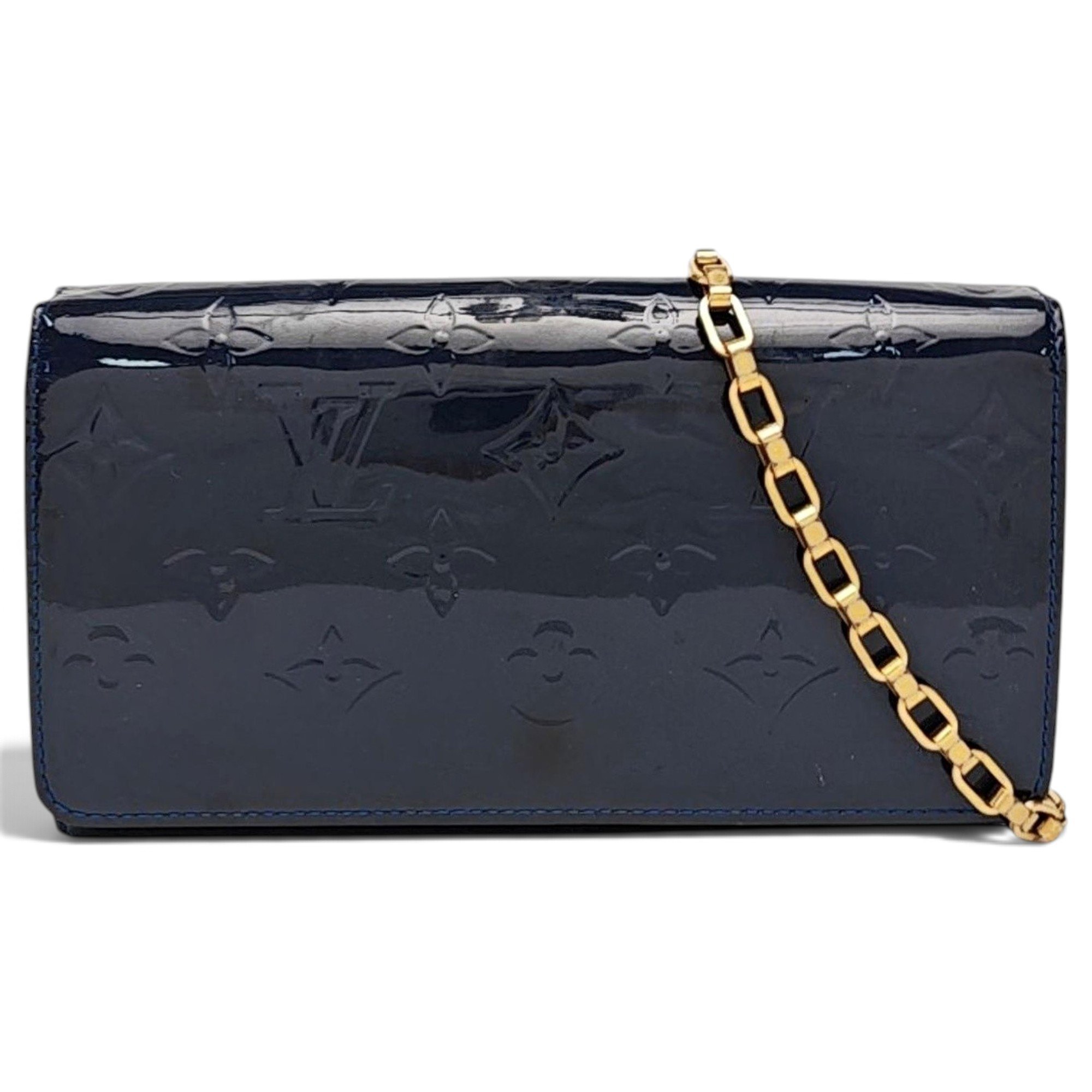 Patent leather handbag