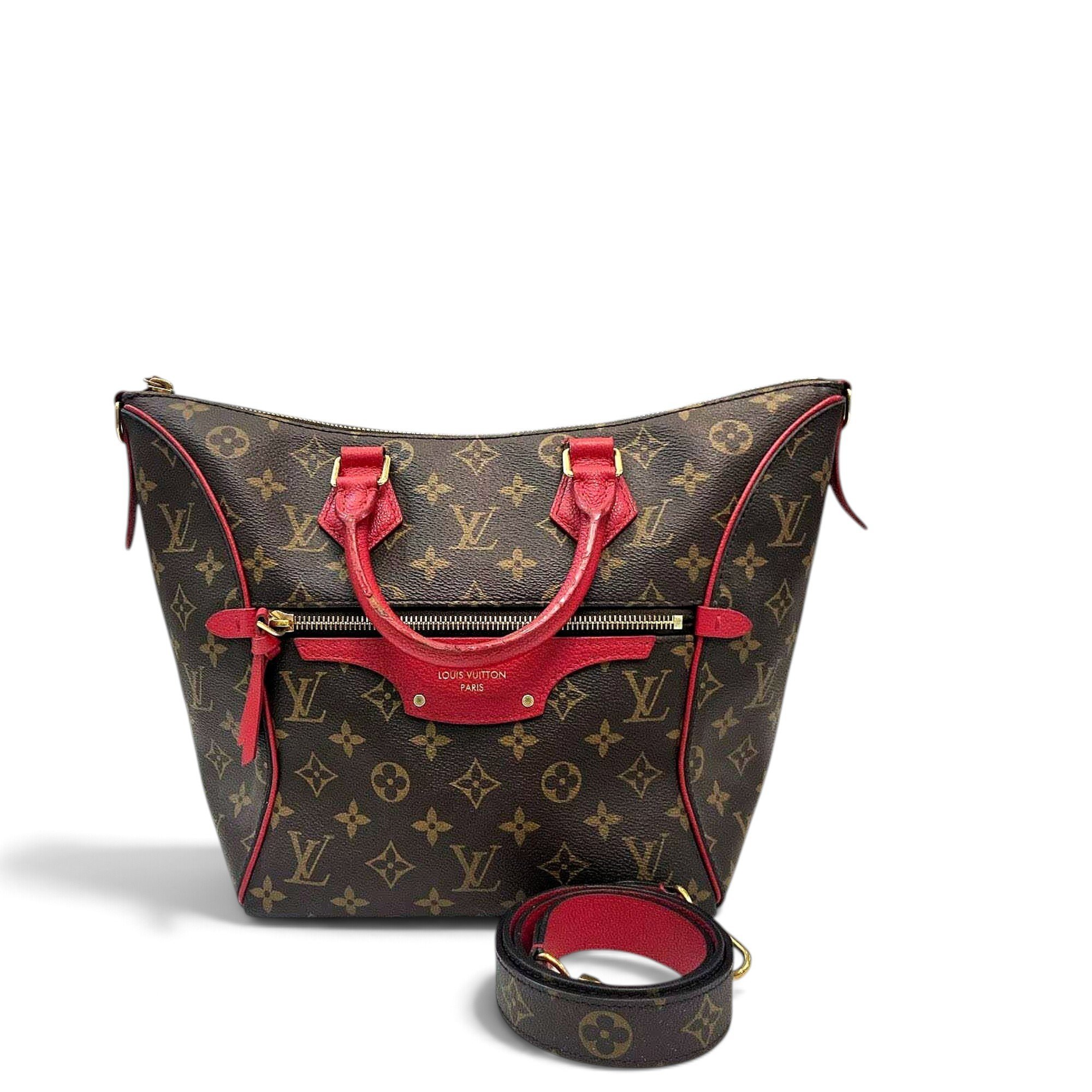 Tournelle leather handbag