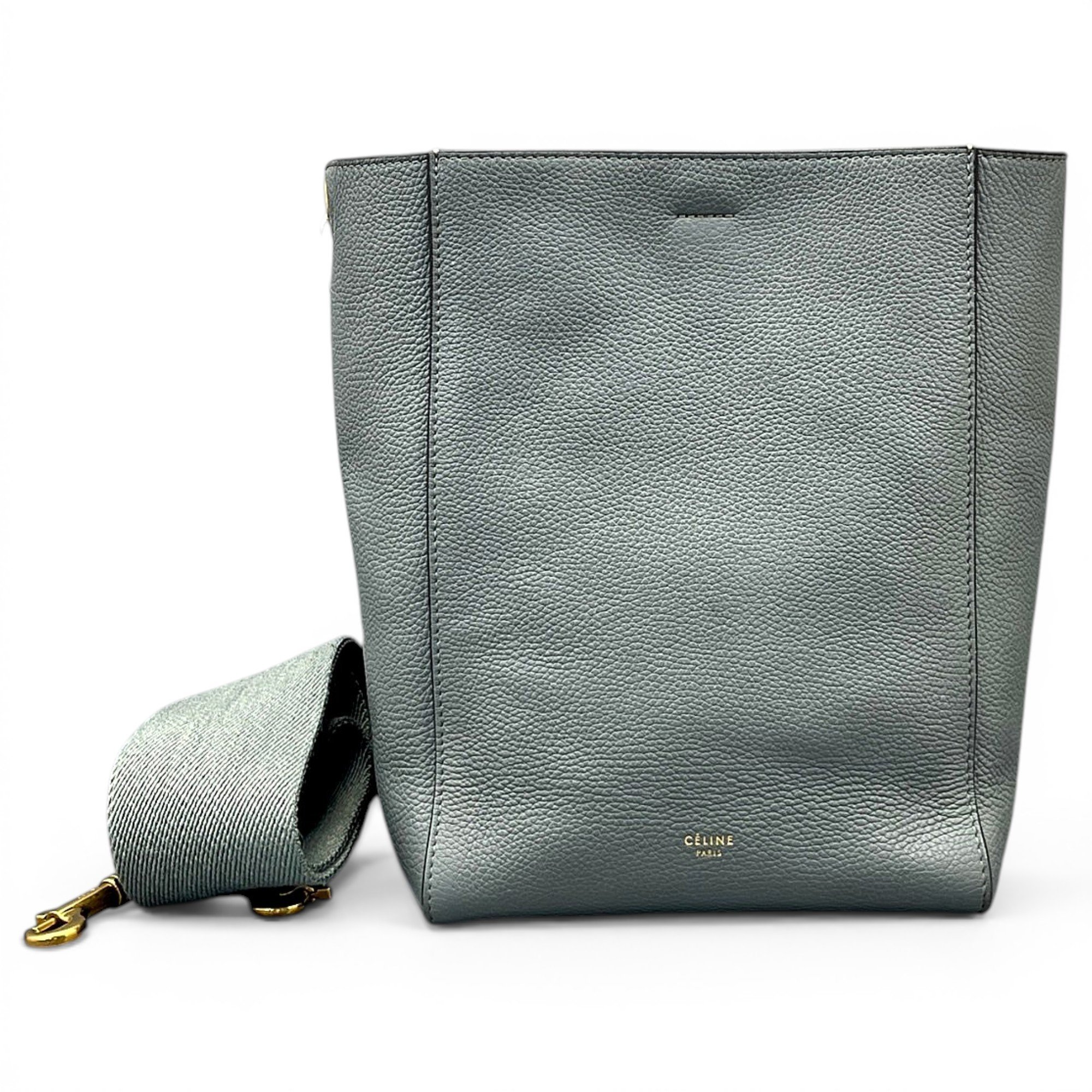 Seau Sangle leather handbag