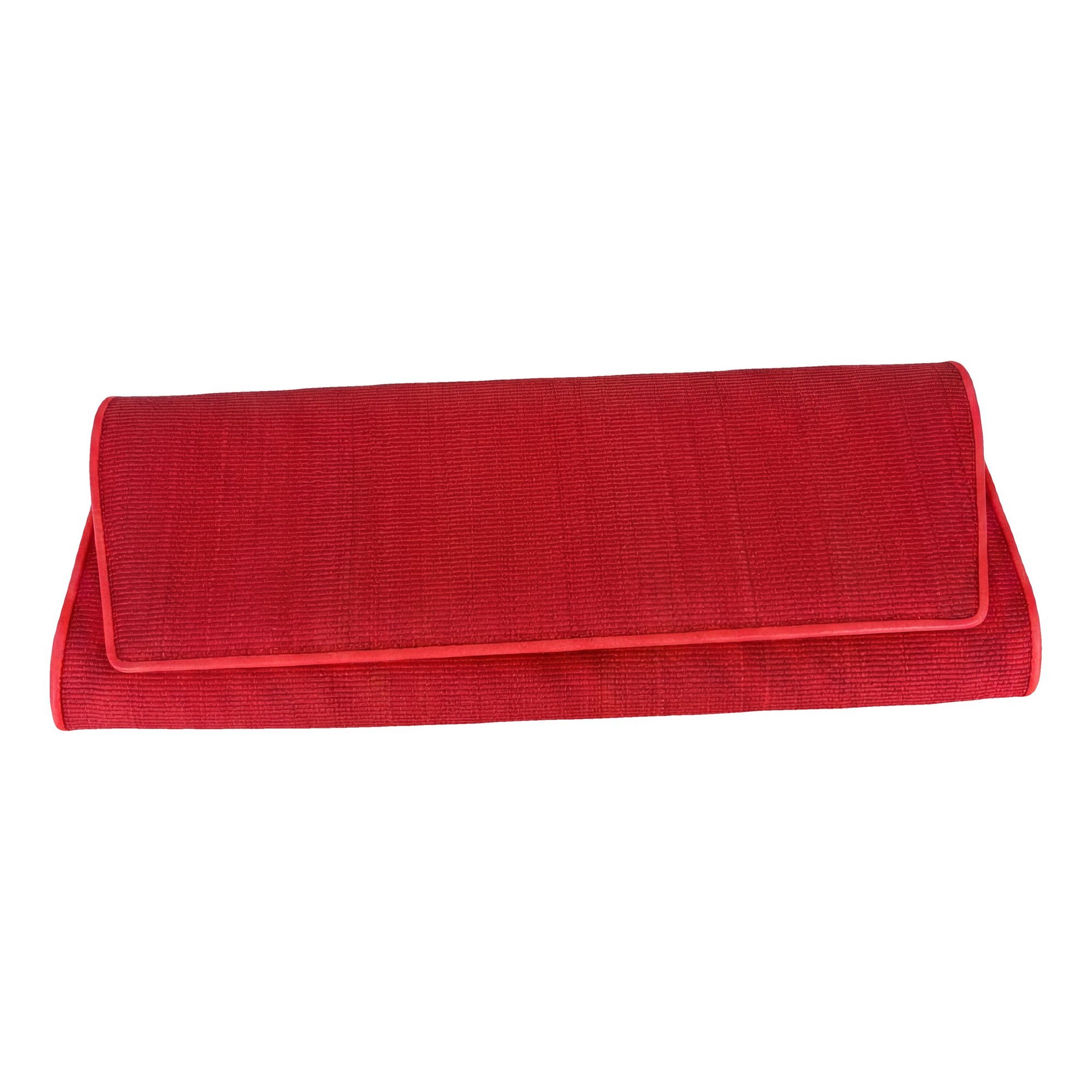 Leather clutch bag