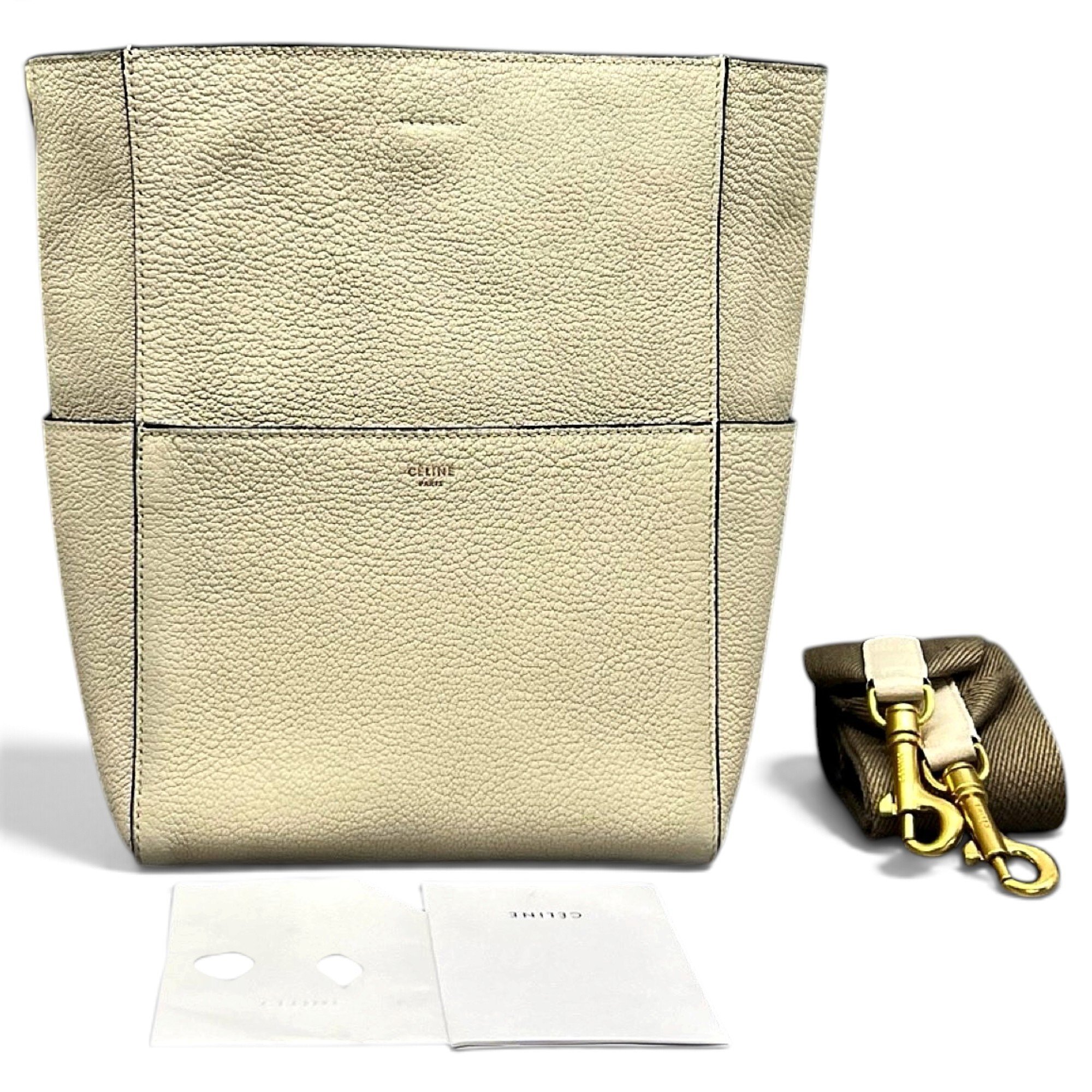 Seau Sangle leather crossbody bag