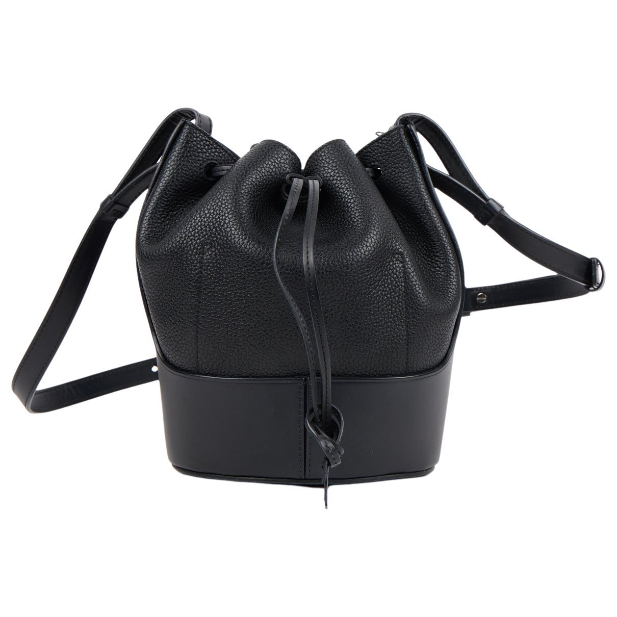 Balloon leather handbag
