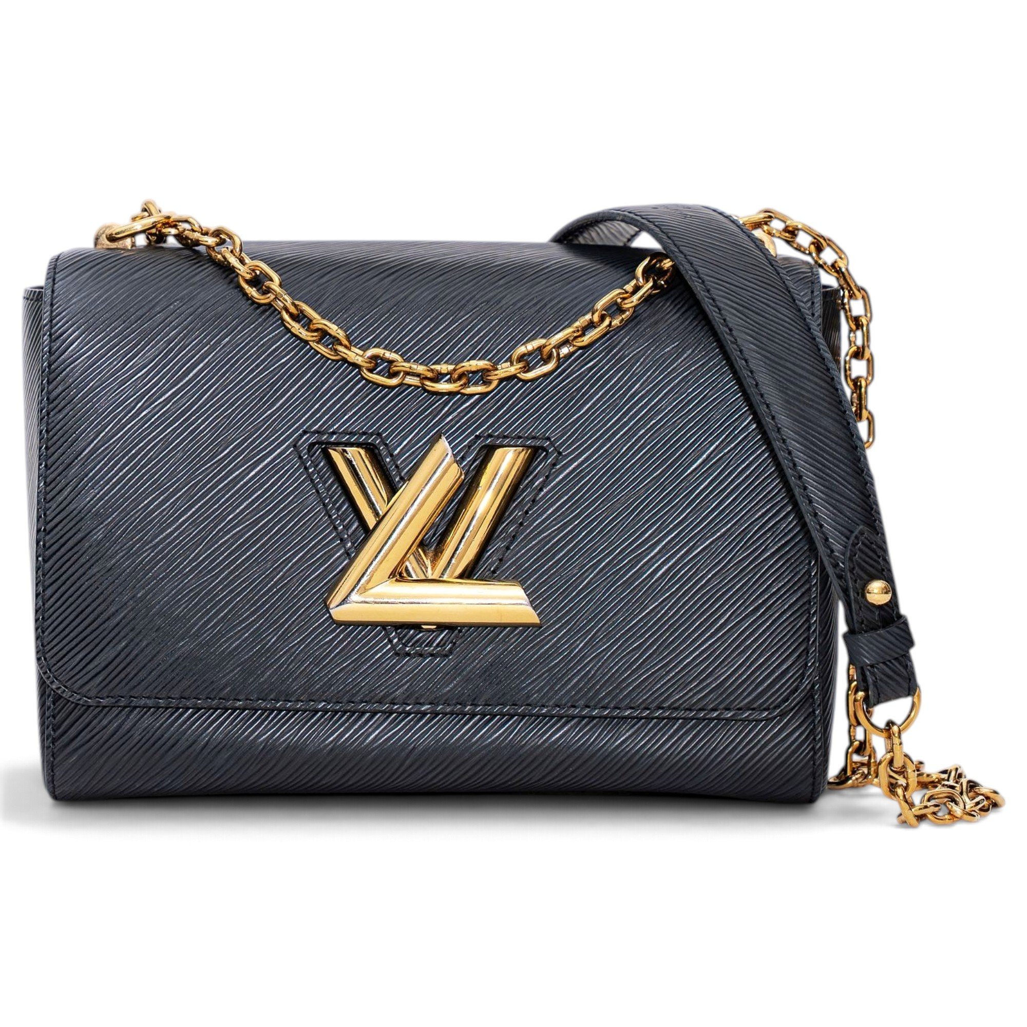 Twist leather handbag
