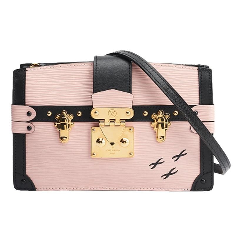 Petite Malle leather handbag