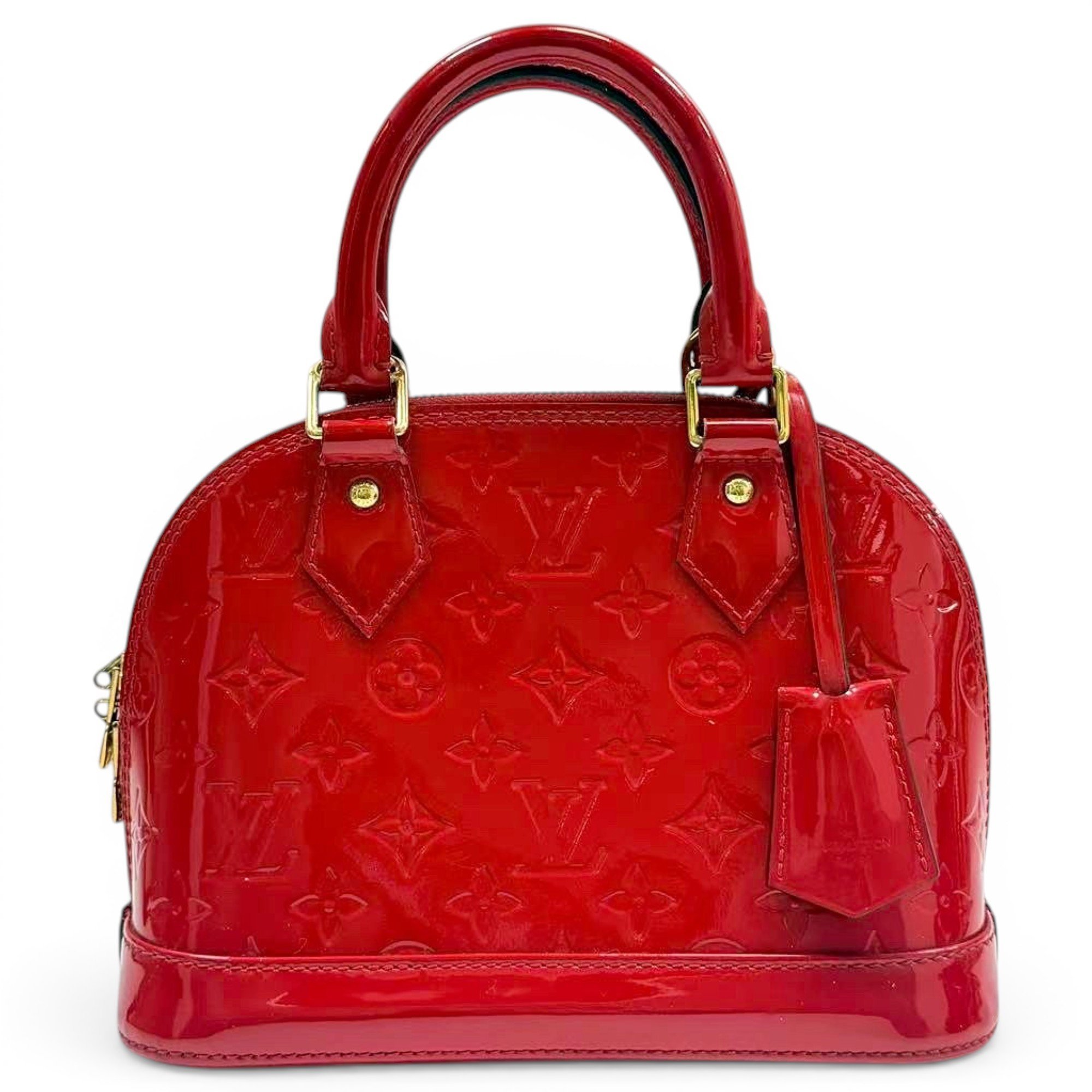 Alma BB patent leather handbag