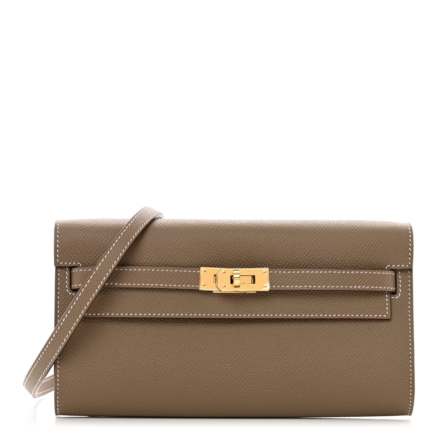 Hermes Epsom Kelly Wallet To Go Etoupe