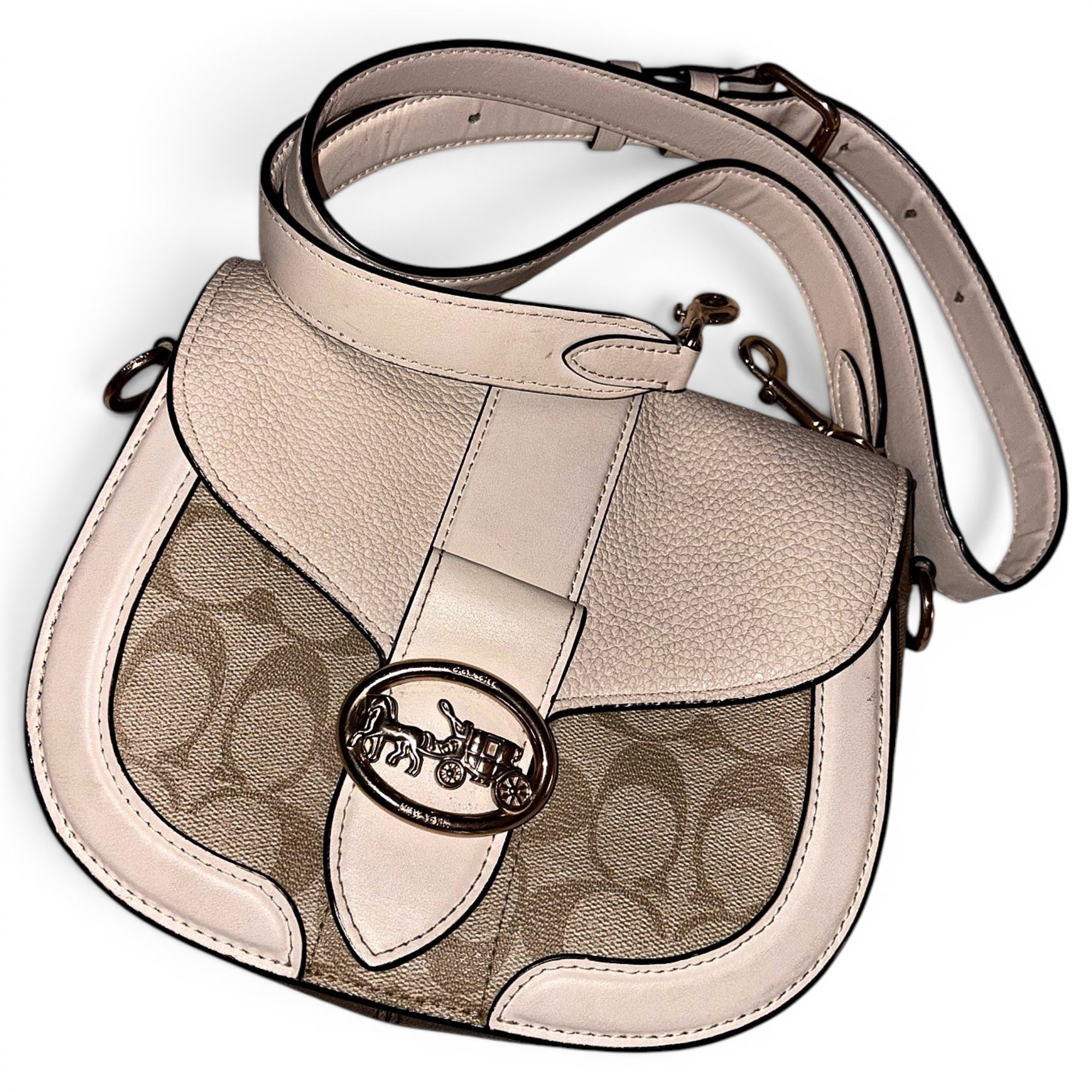 Signature Sufflette leather crossbody bag