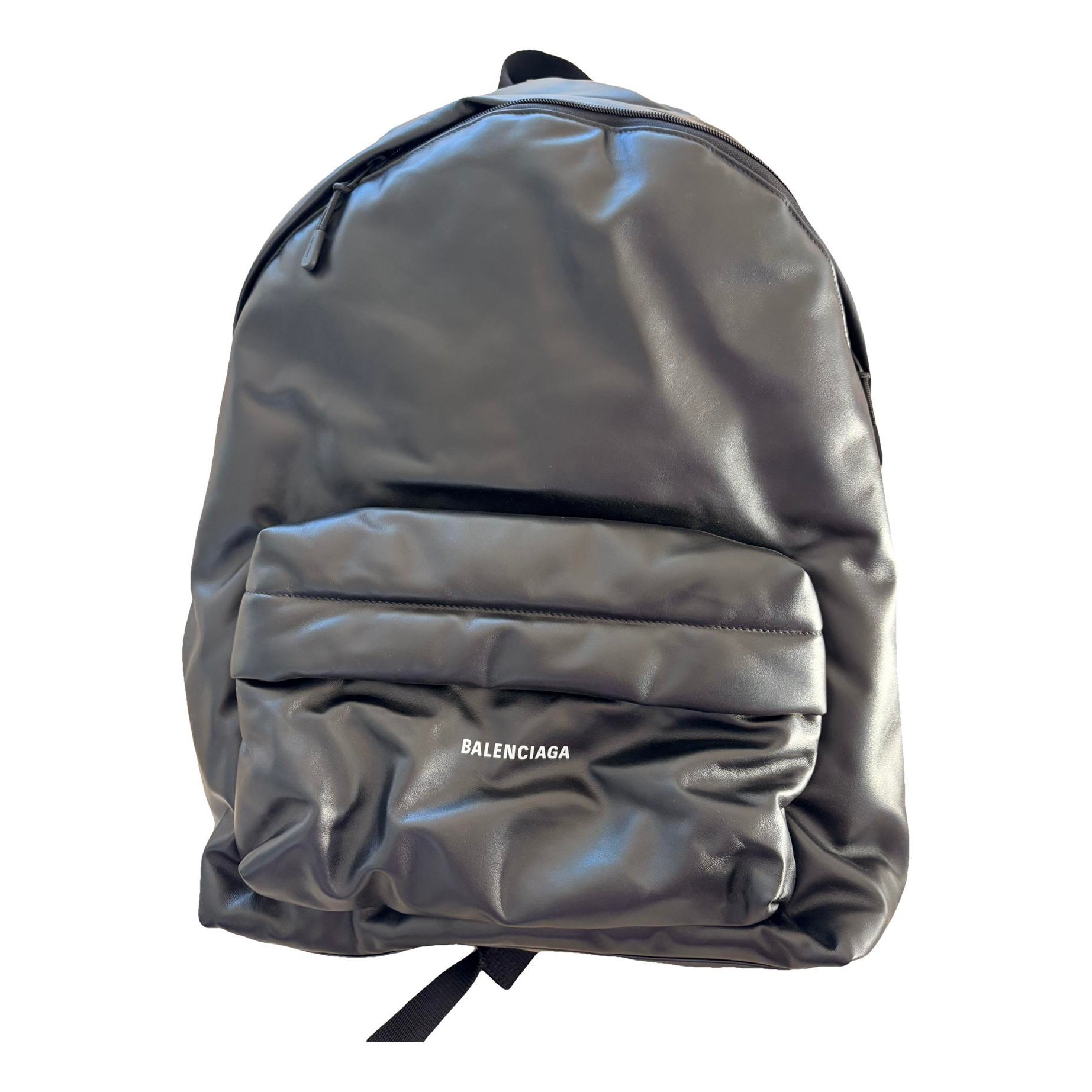 Leather backpack