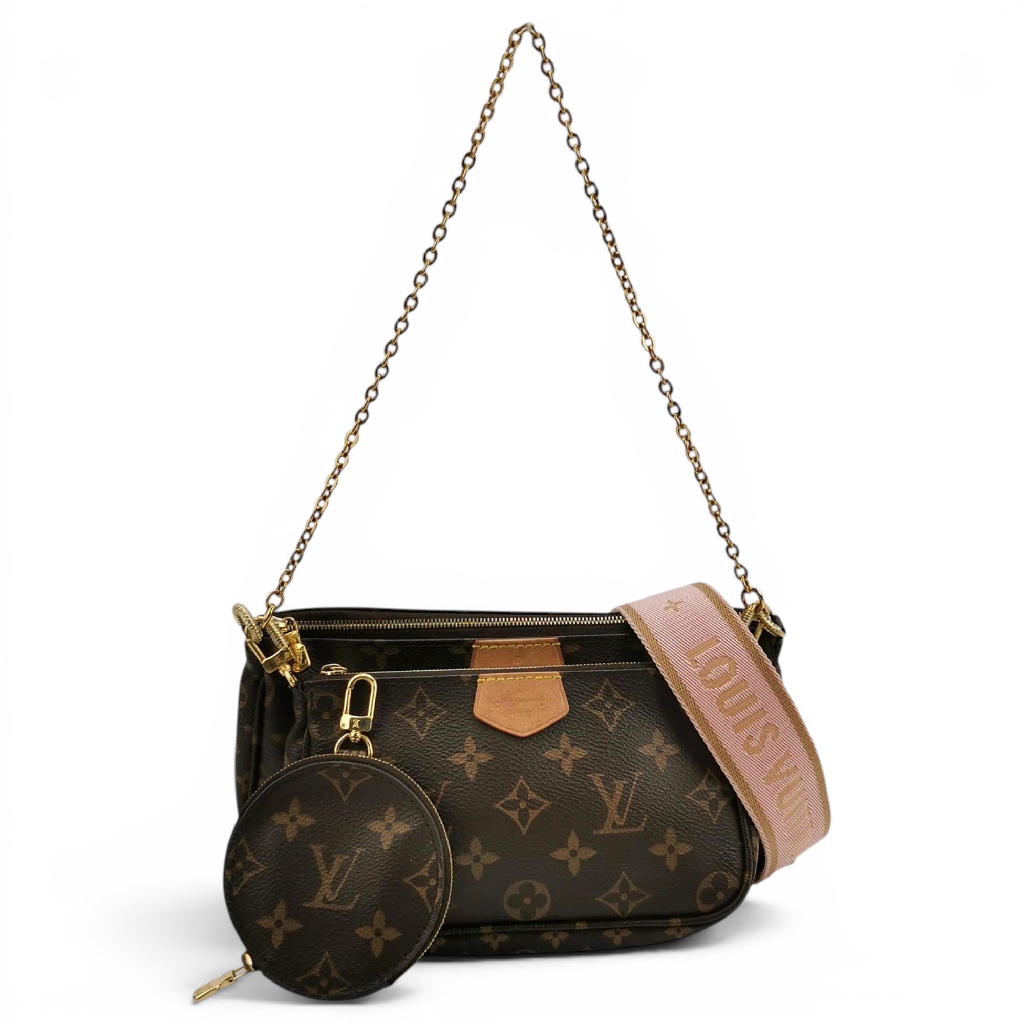 Multi Pochette Accessoires leather handbag