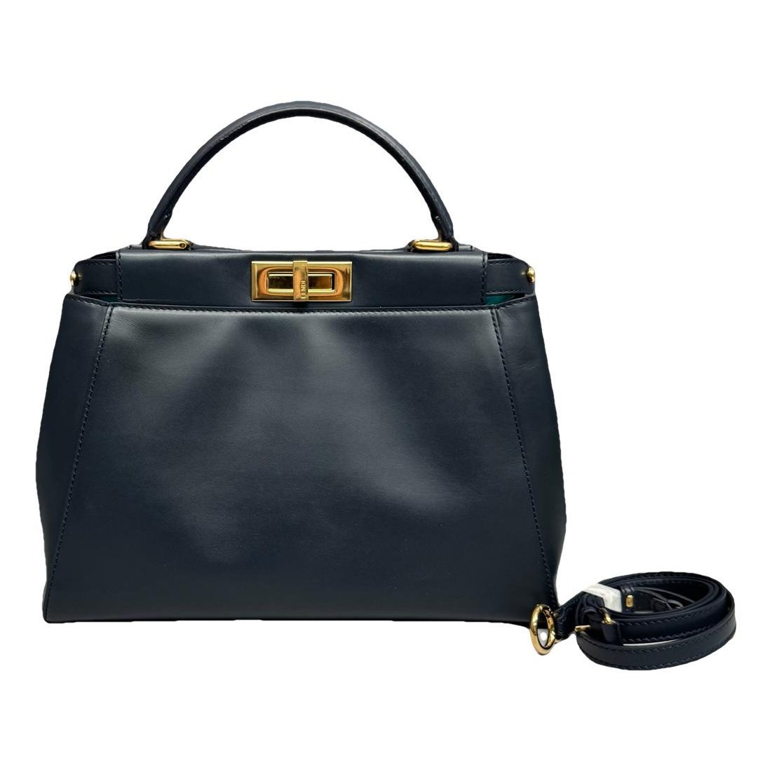 Peekaboo leather handbag