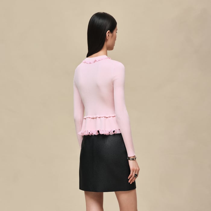 Rose Craie Jewel Long-sleeve Sweater