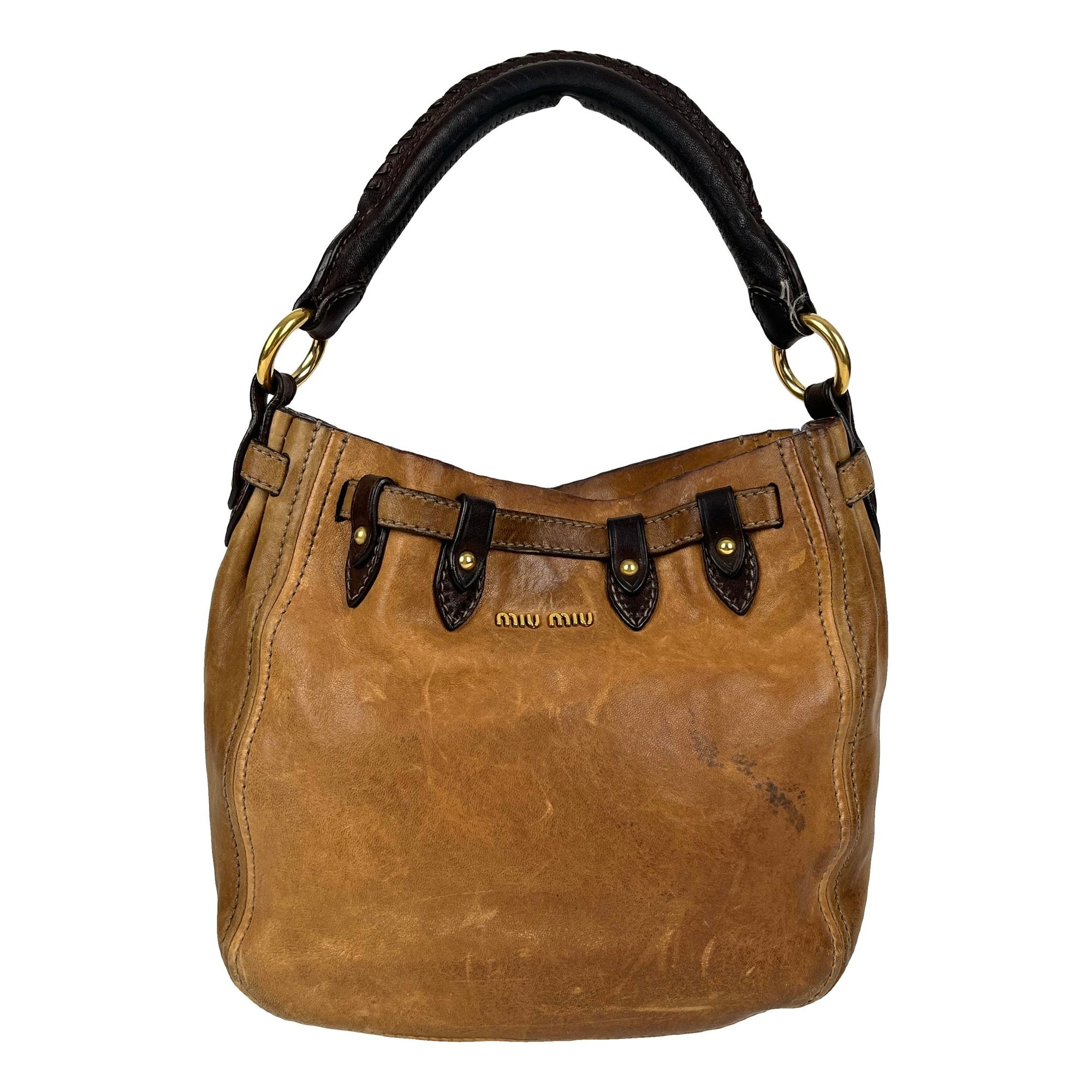 Leather handbag