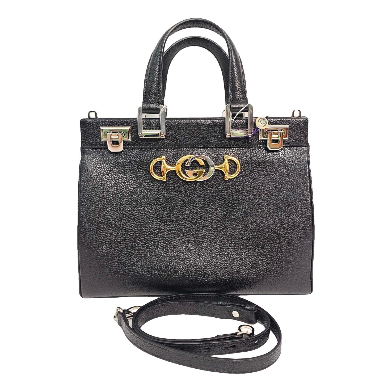 Zumi leather handbag