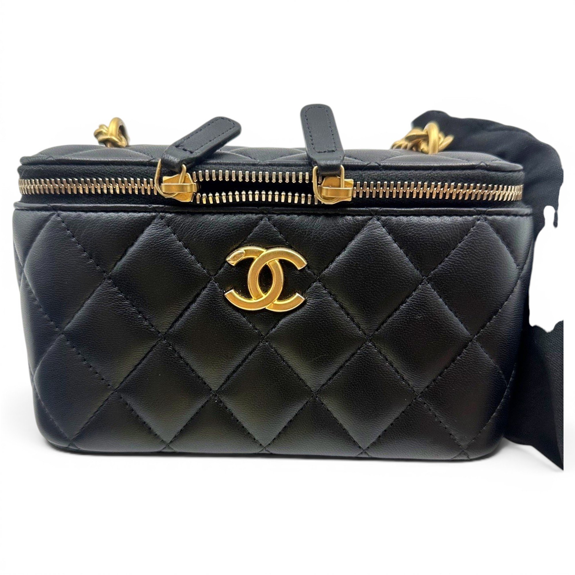 Trendy CC Vanity leather handbag