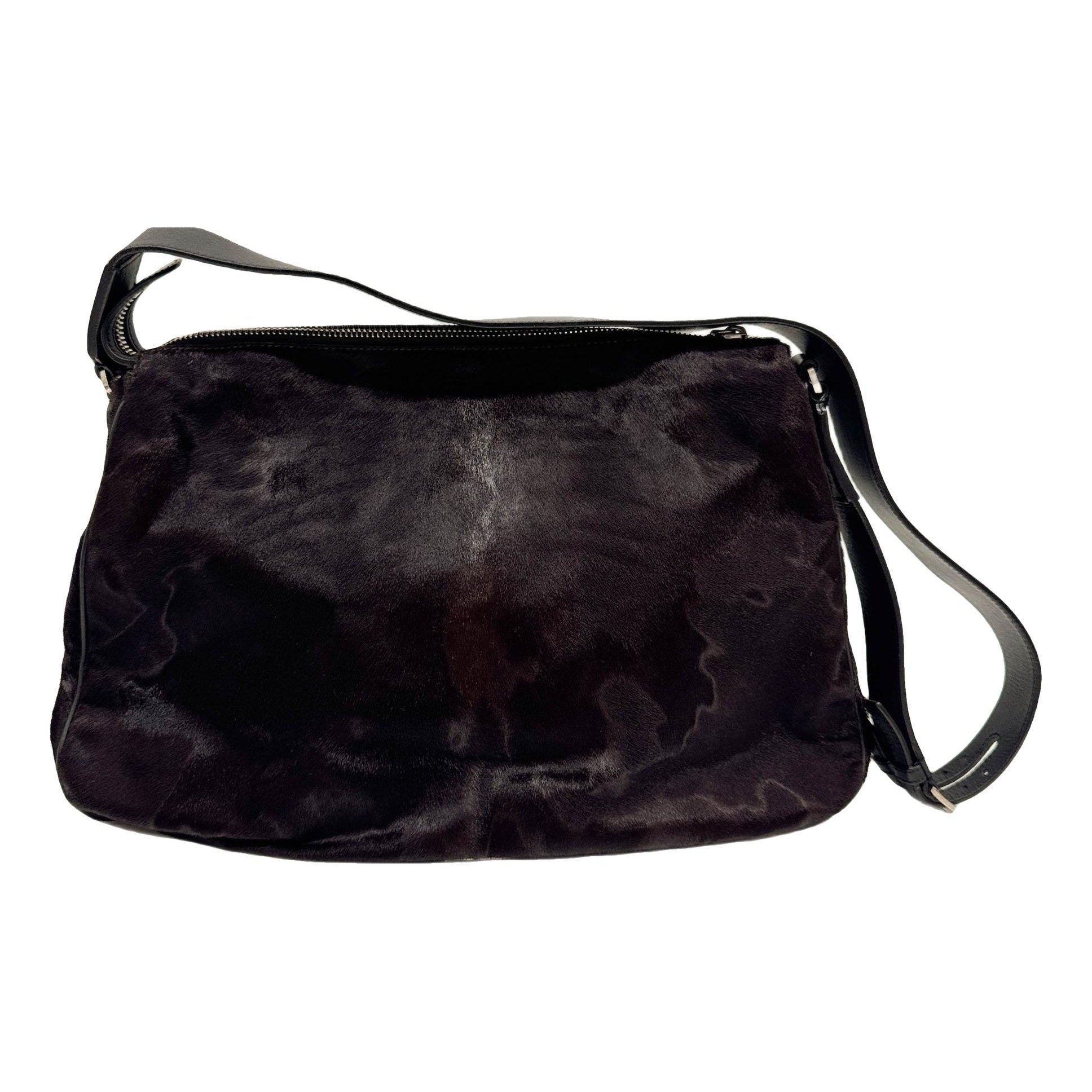 Pony-style calfskin crossbody bag