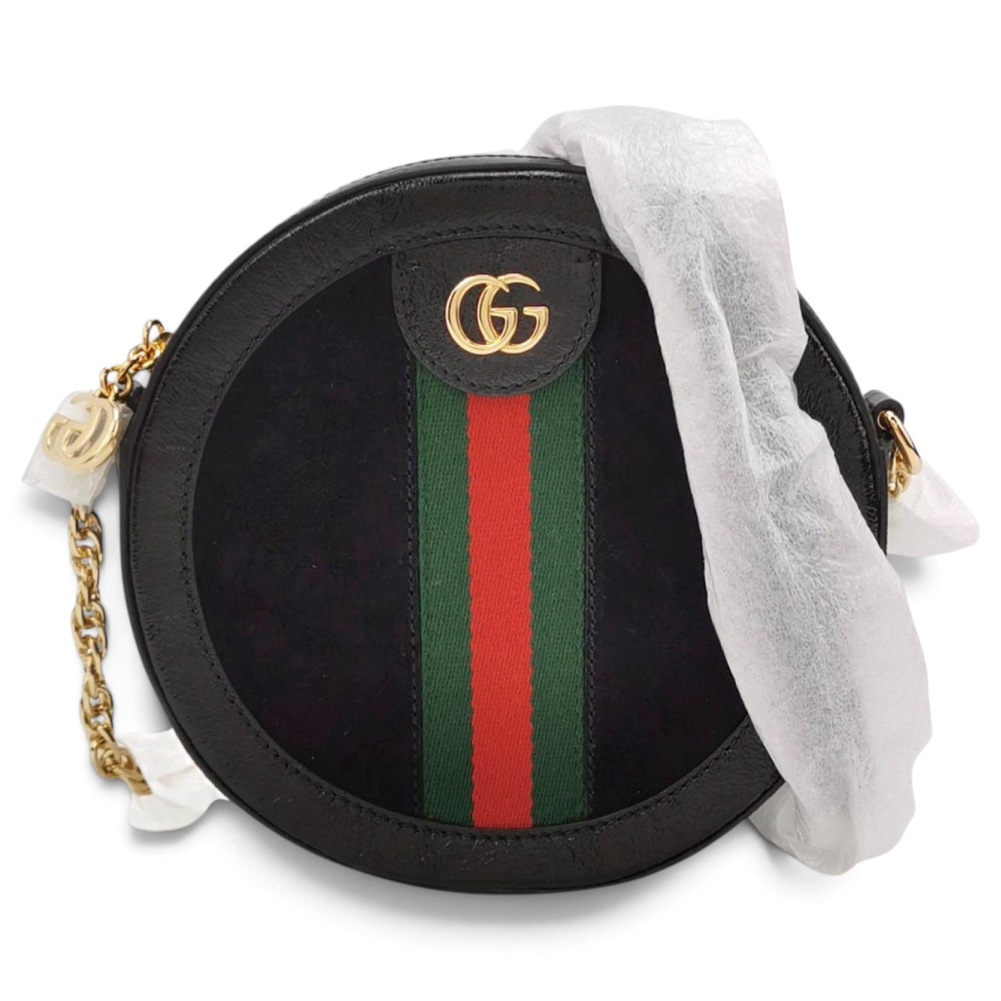 Ophidia Round crossbody bag