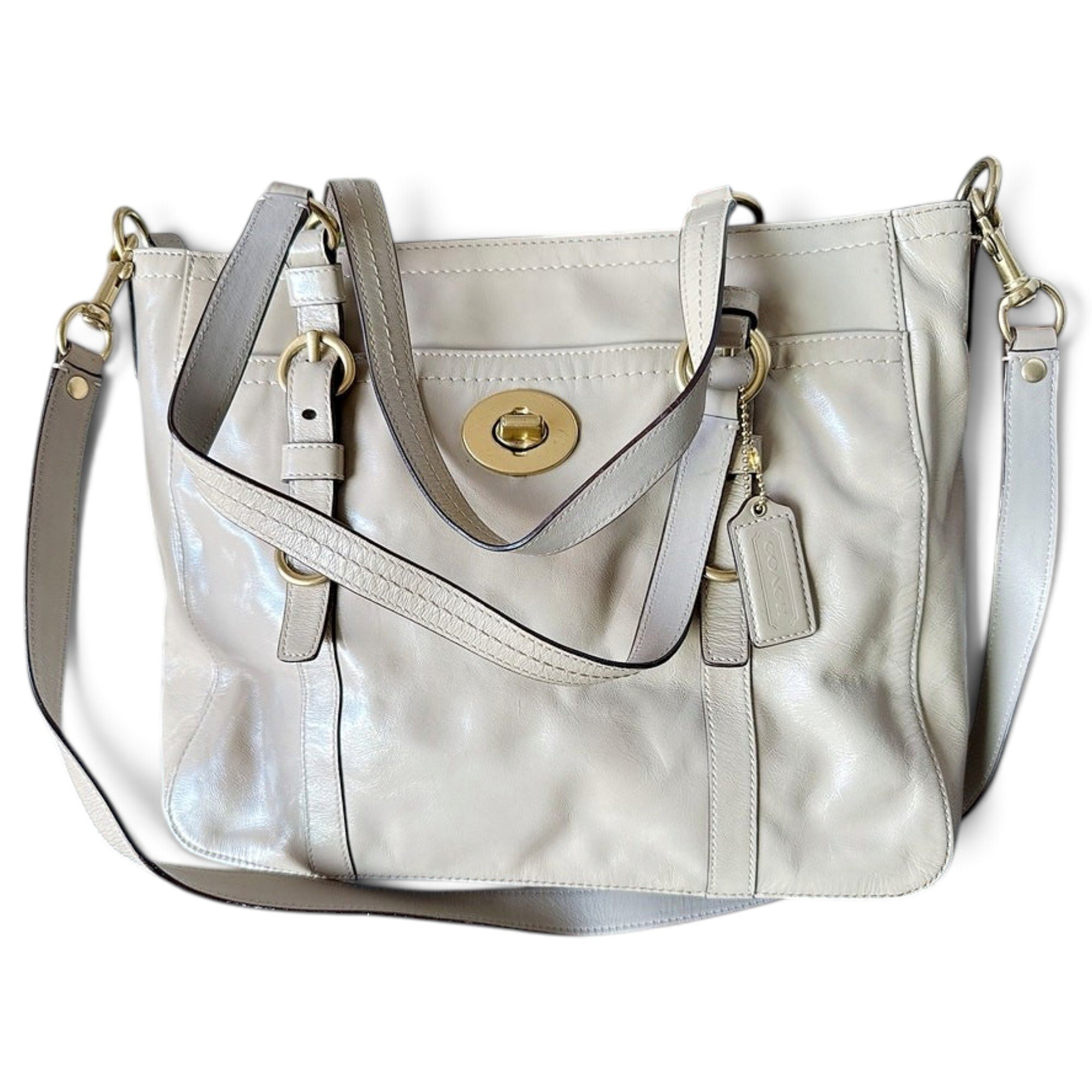 Signature Sufflette leather tote