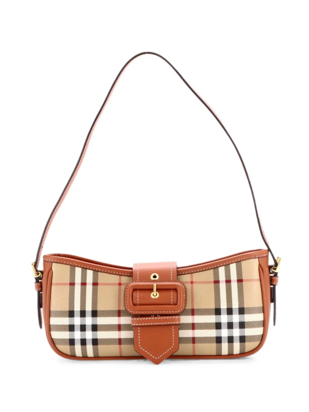 Buckle Sling Vintage Check Coated Canvas shoulder bag