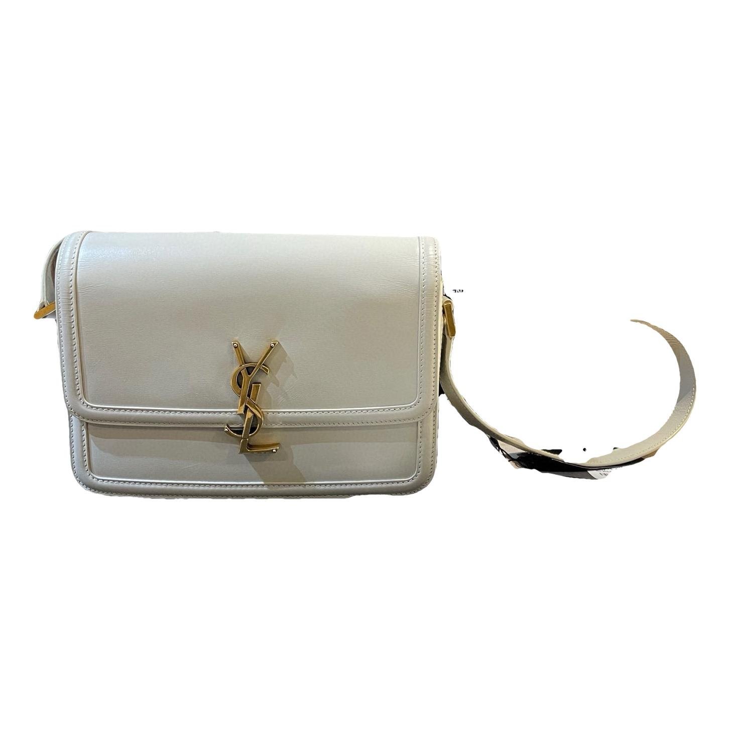 Solférino leather handbag