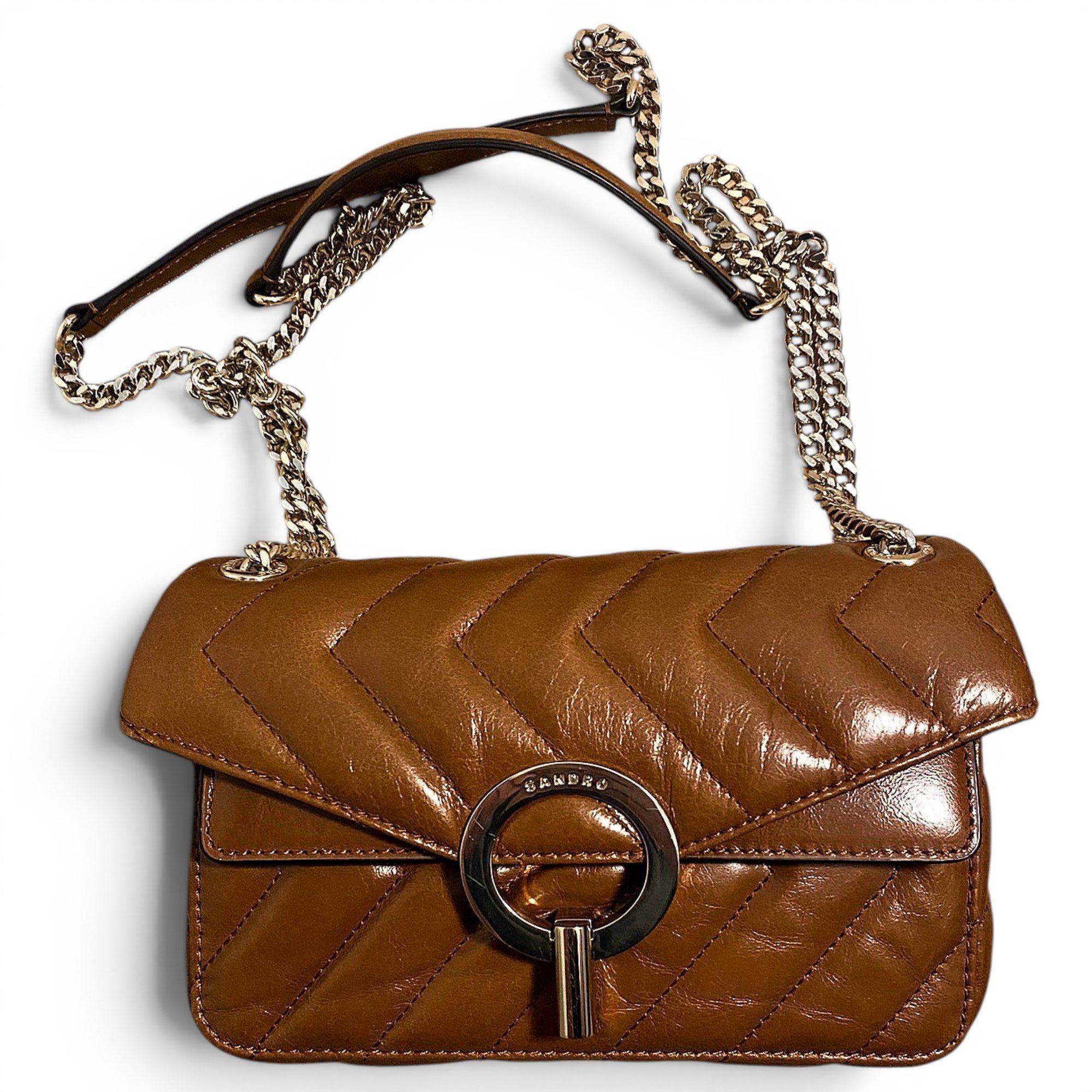 Yza leather handbag