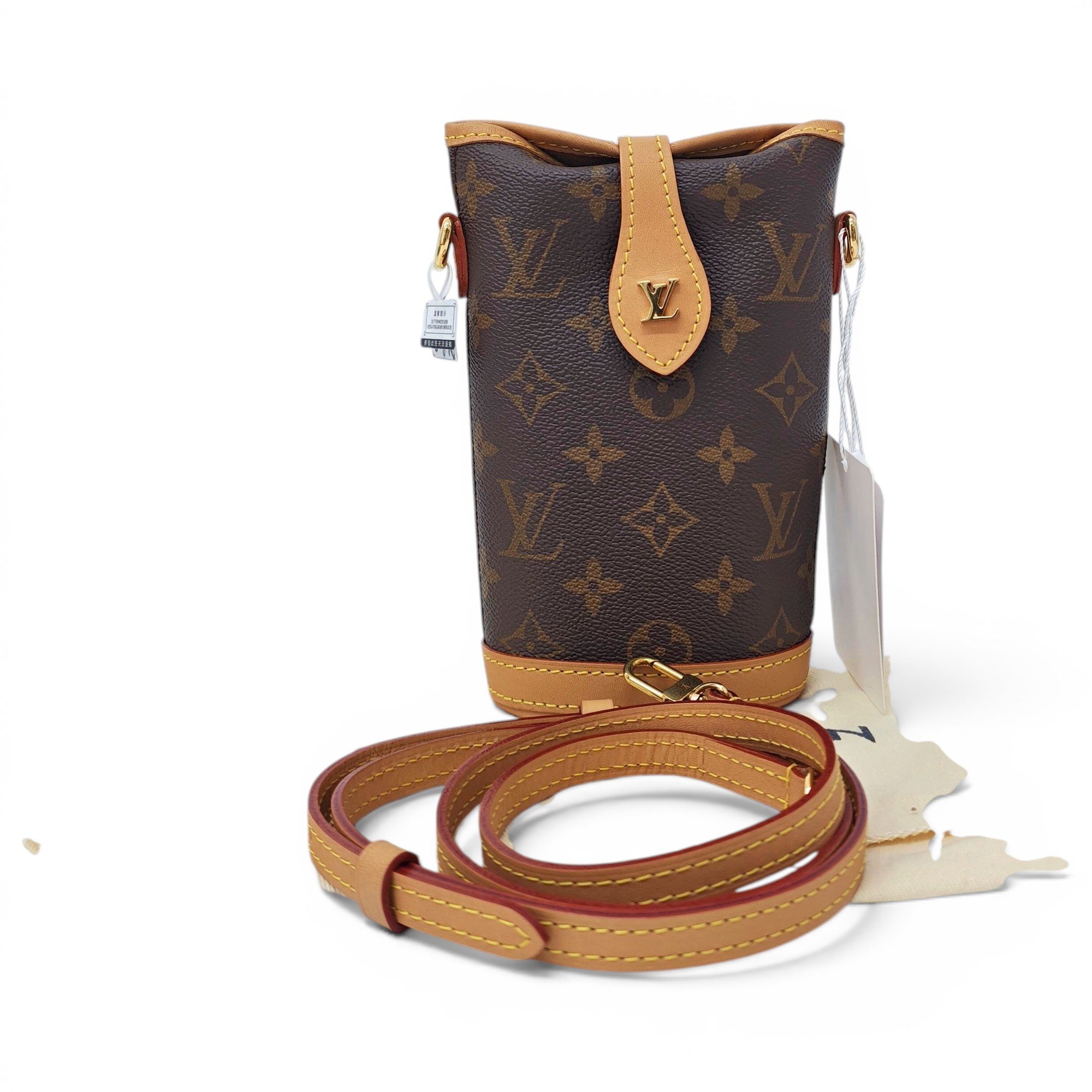 Boîte chapeau souple leather crossbody bag