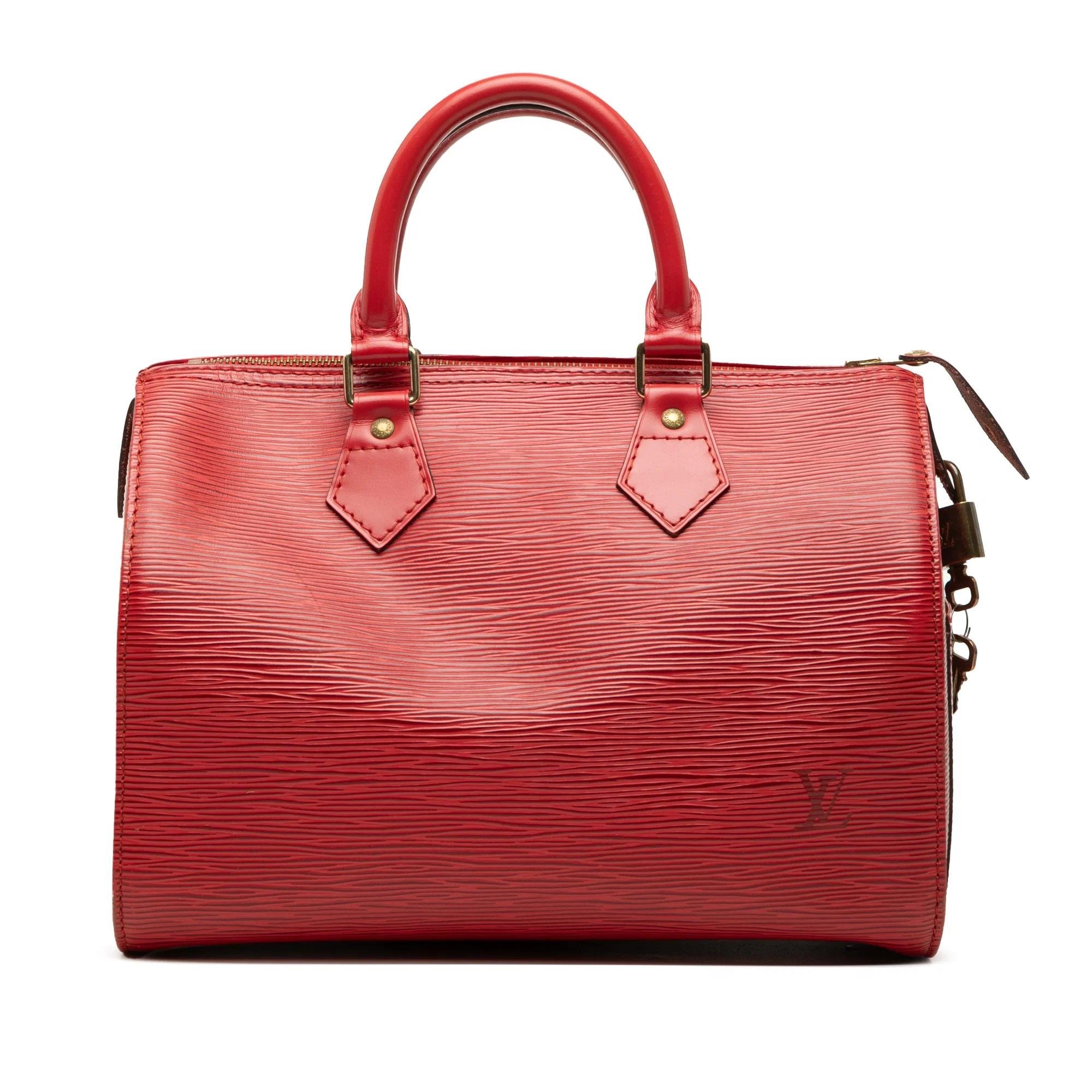 Speedy leather bag