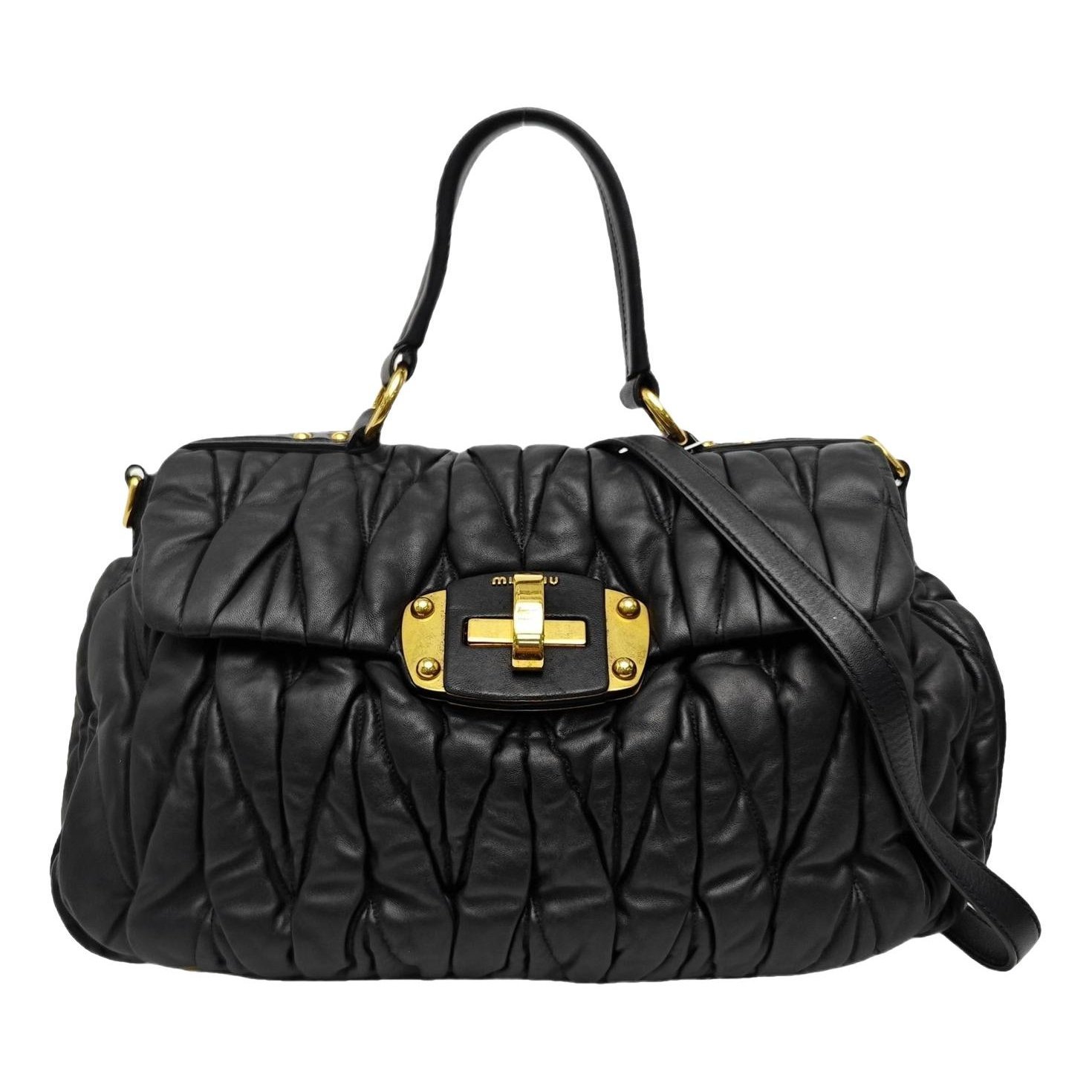 Leather handbag