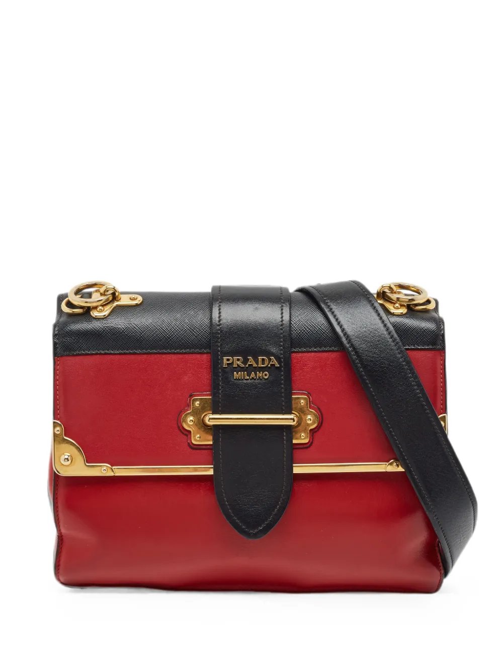 Cahier leather crossbody bag