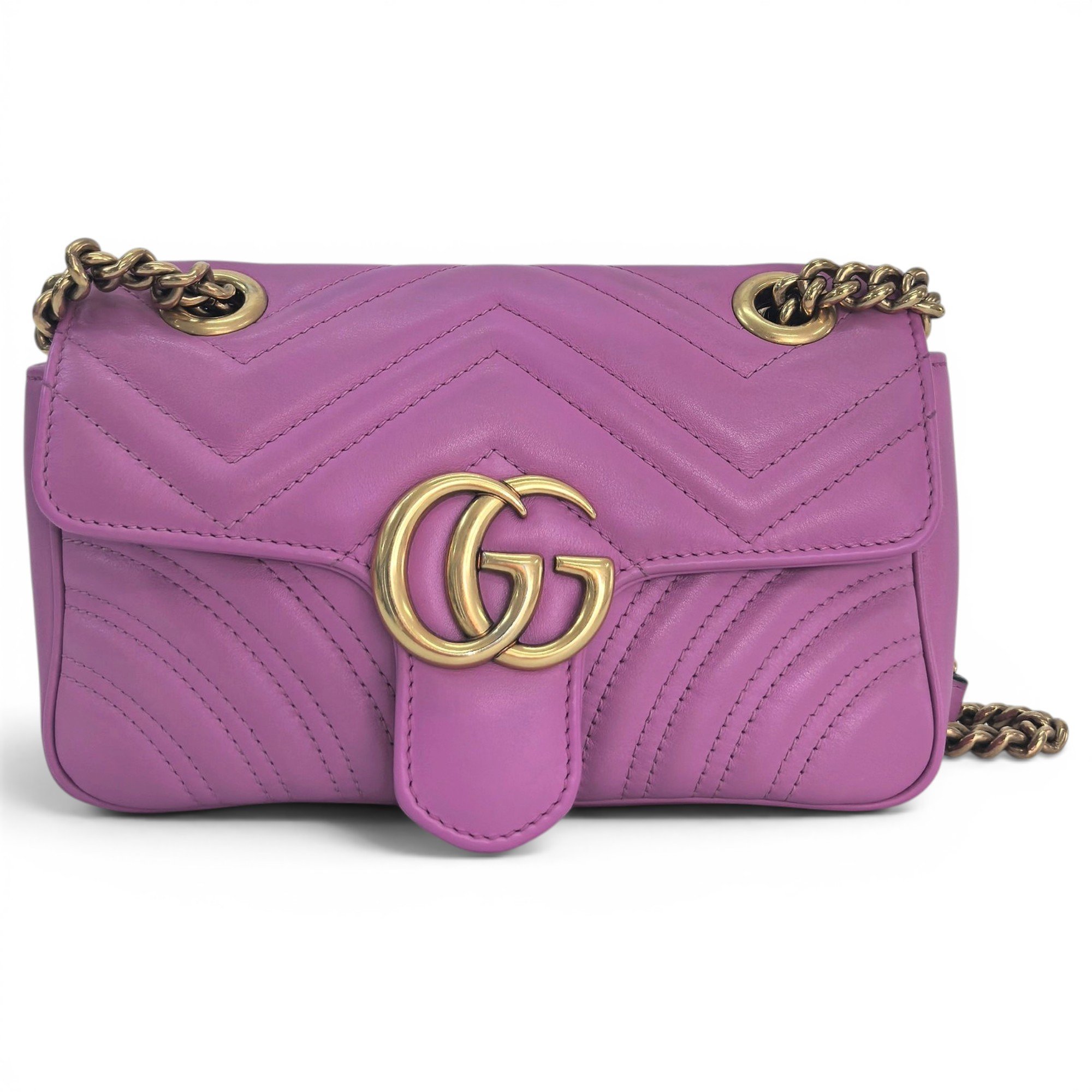 GG Marmont Flap leather handbag