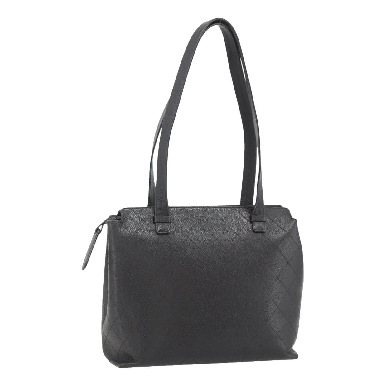 Leather tote