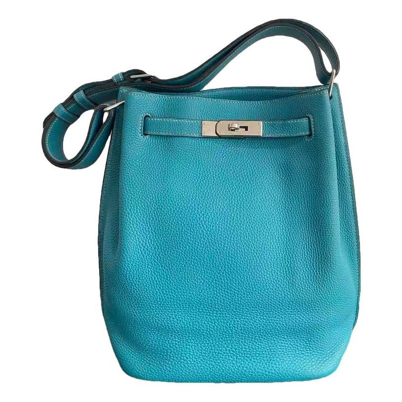 So Kelly leather handbag