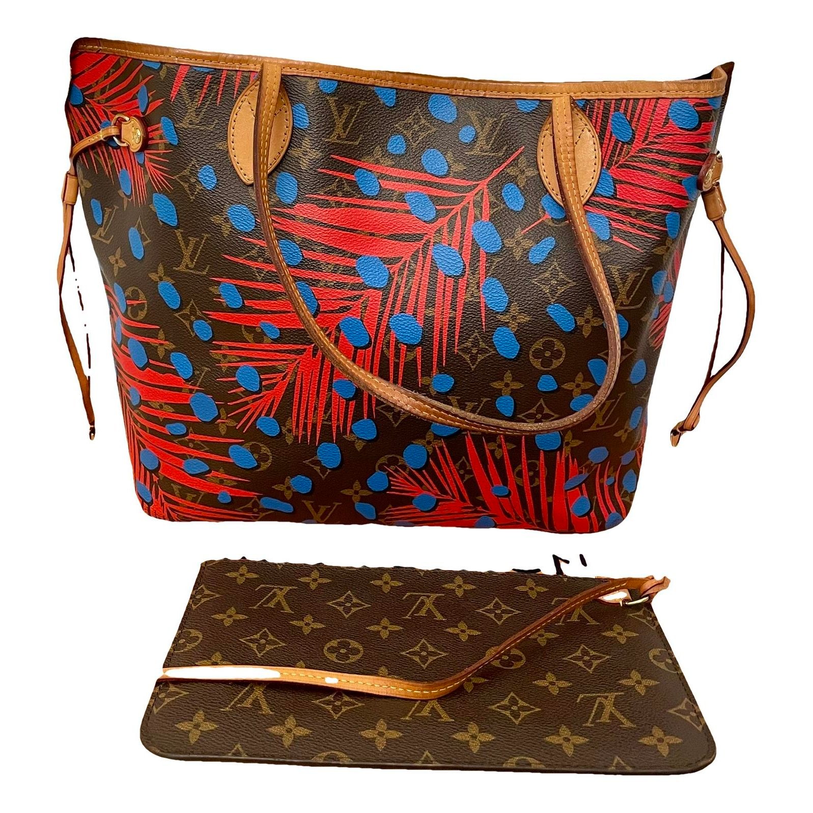Neverfull leather tote