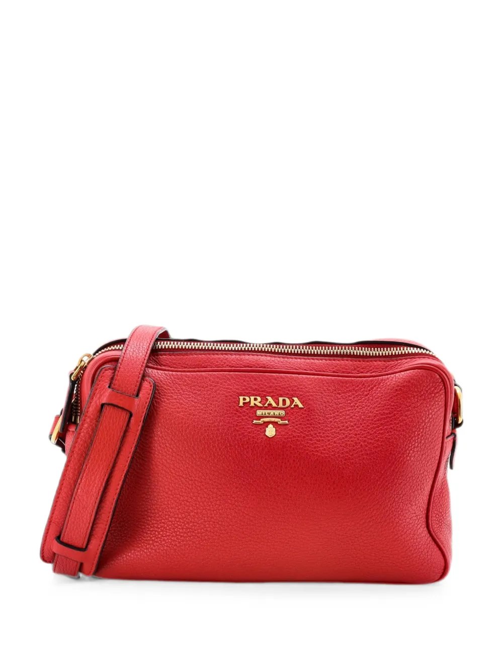Double Zip Camera Bag Vitello Phenix Medium crossbody bag