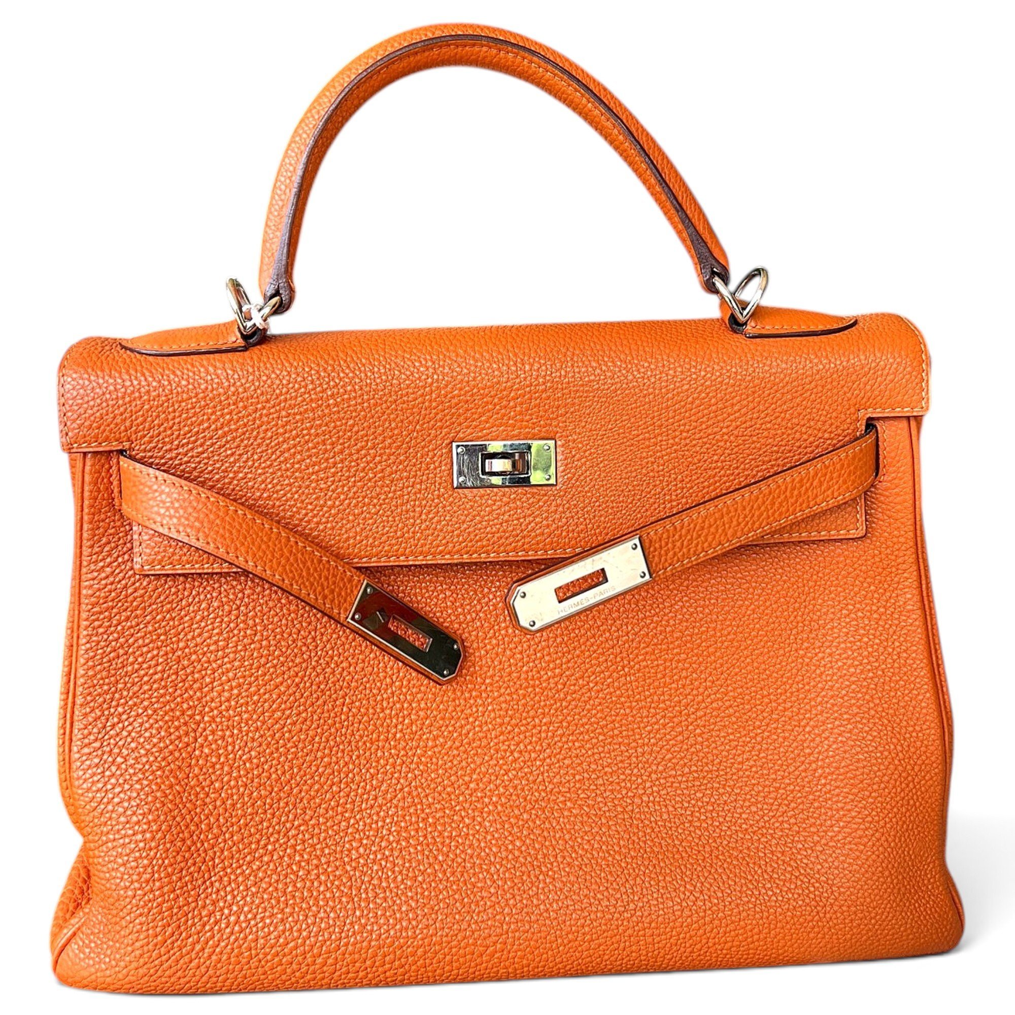 Kelly 32 leather handbag