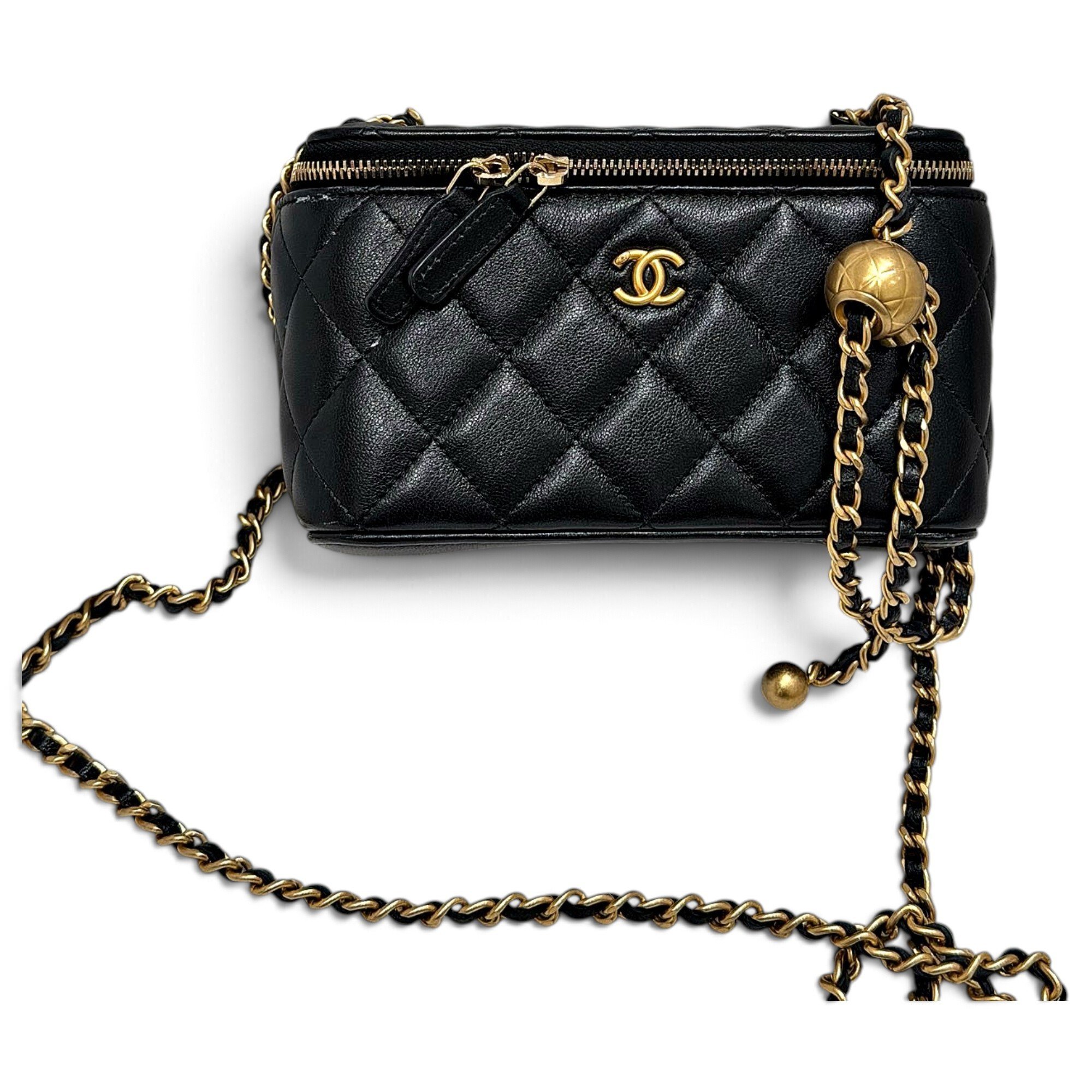 Vanity leather mini bag