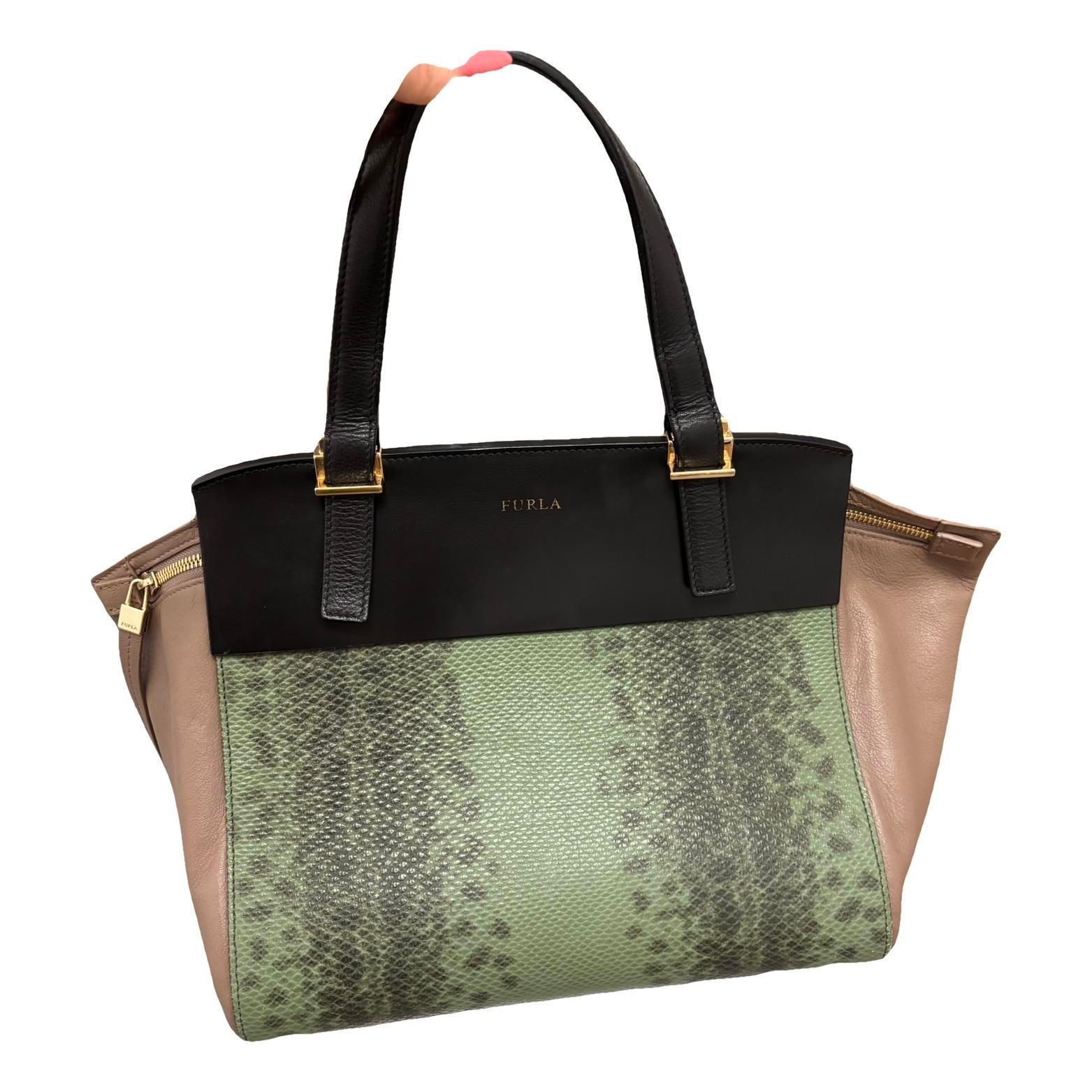 Leather handbag