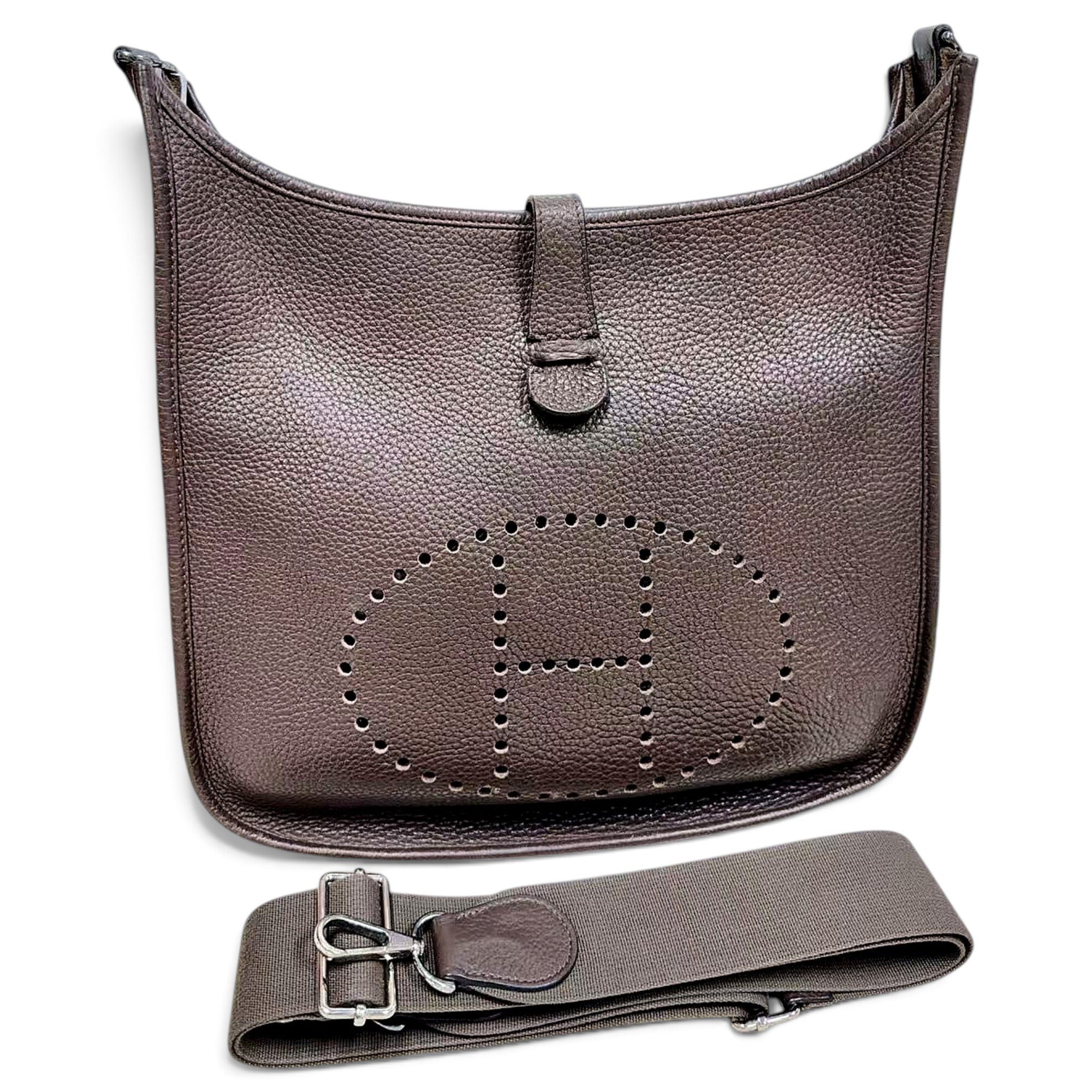 Evelyne leather handbag