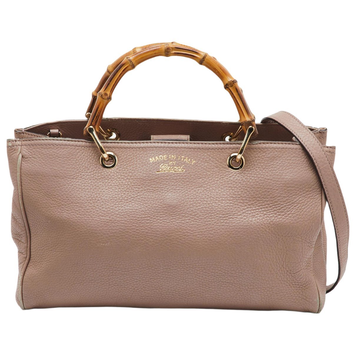 Bamboo leather tote