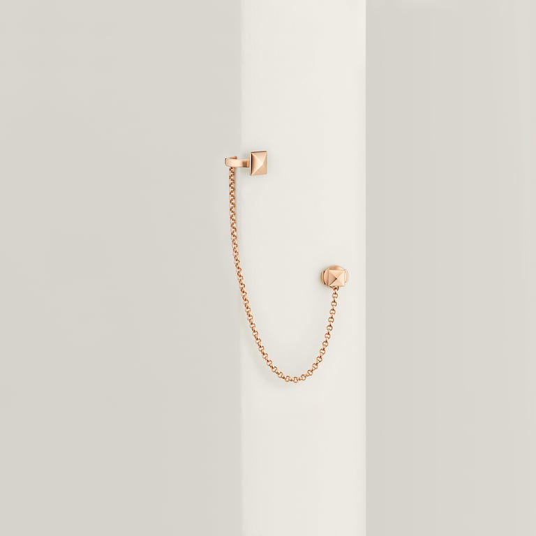 Hermès Clou d'H 싱글 이어 클라이머 이어링 (왼쪽)