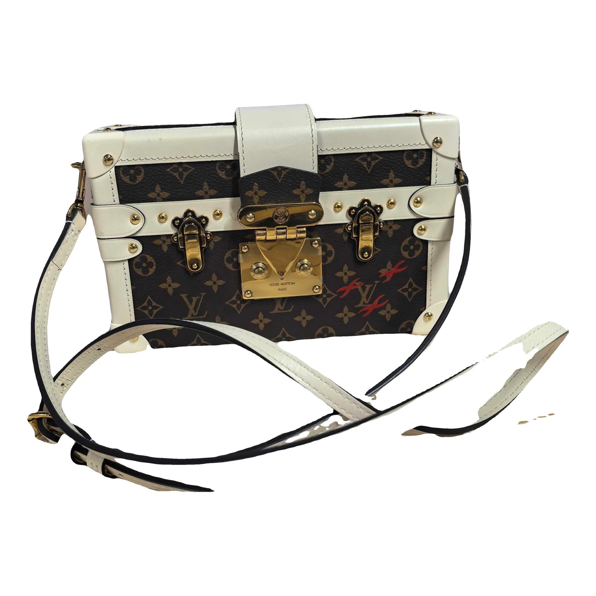 Louis Vuitton Petite Malle leather handbag