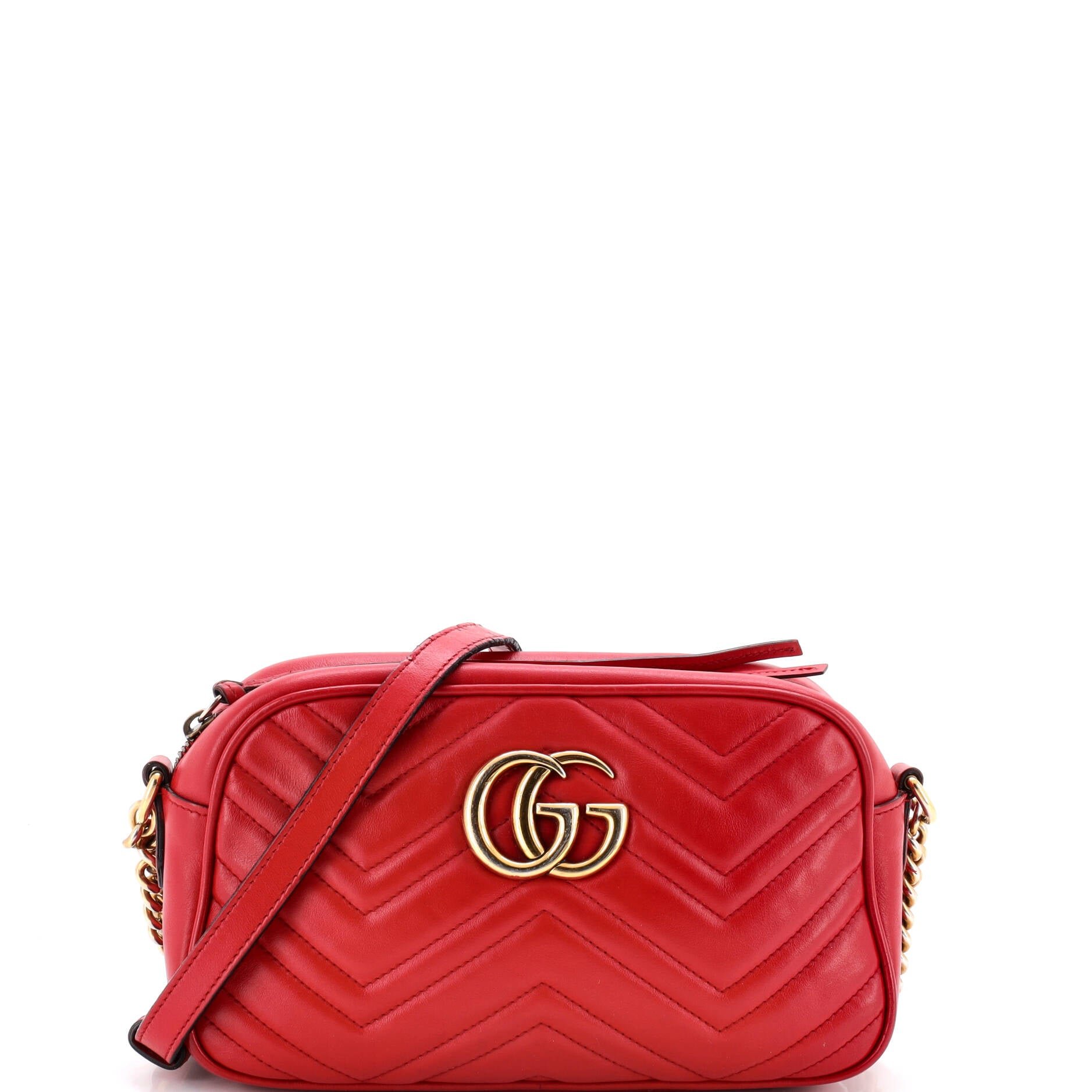 Gucci GG Marmont Shoulder Bag Matelasse Leather Small