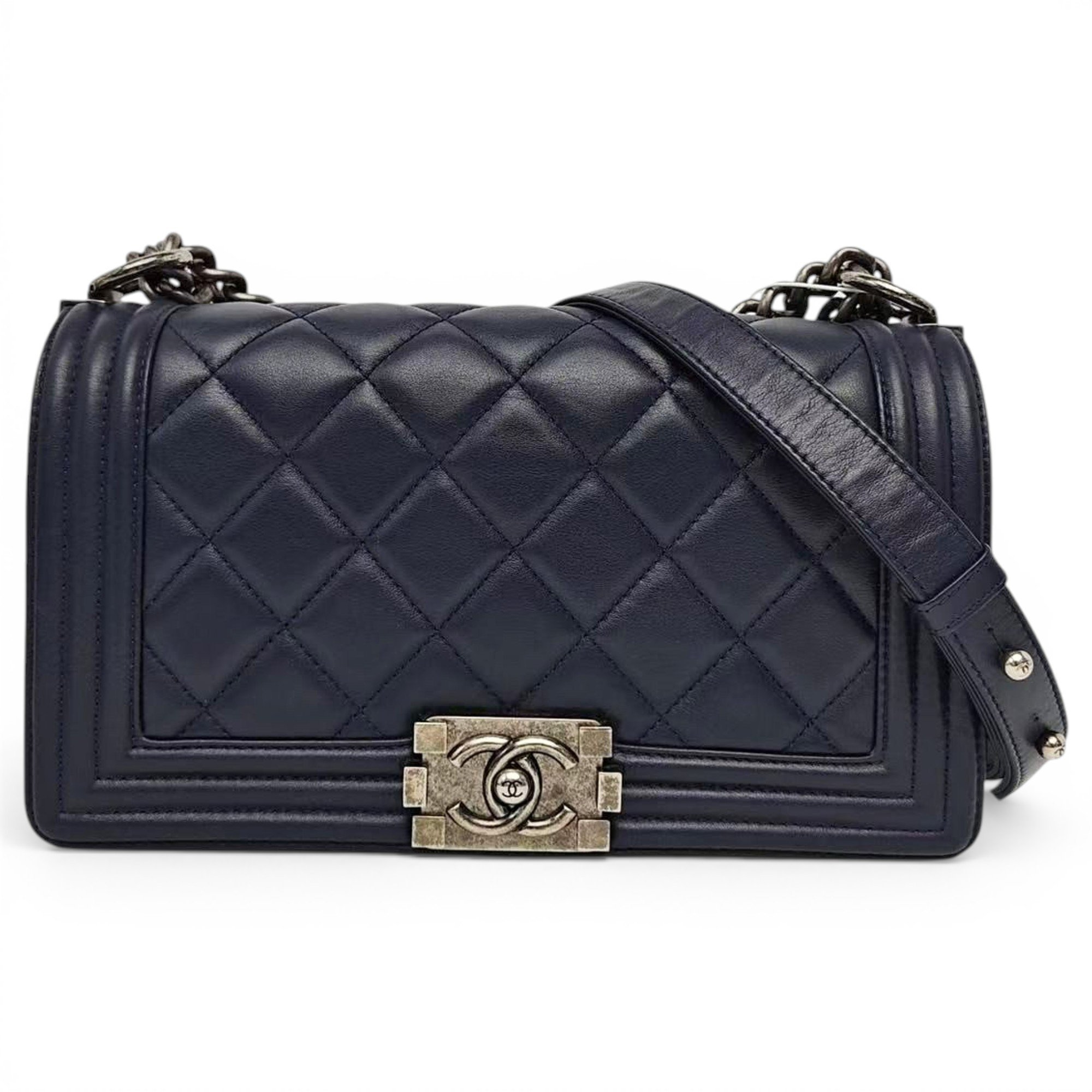 Boy leather crossbody bag