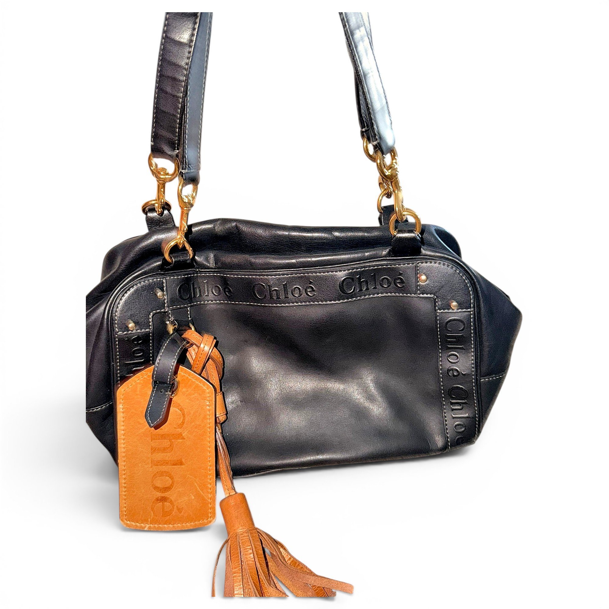 Leather handbag